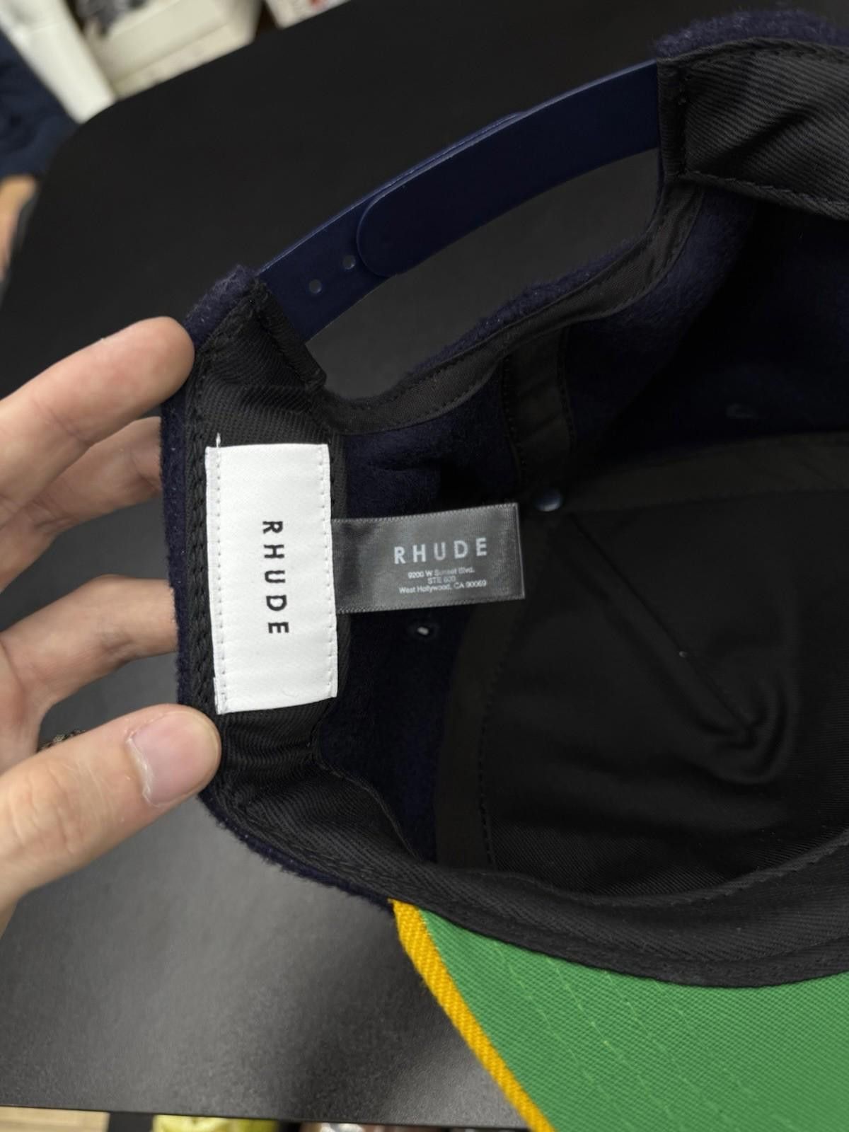 Rhude Rhude Men’s Blue Yellow Hat 100% Authentic Pre Owned 🧼 Size ONE SIZE - 7 Thumbnail