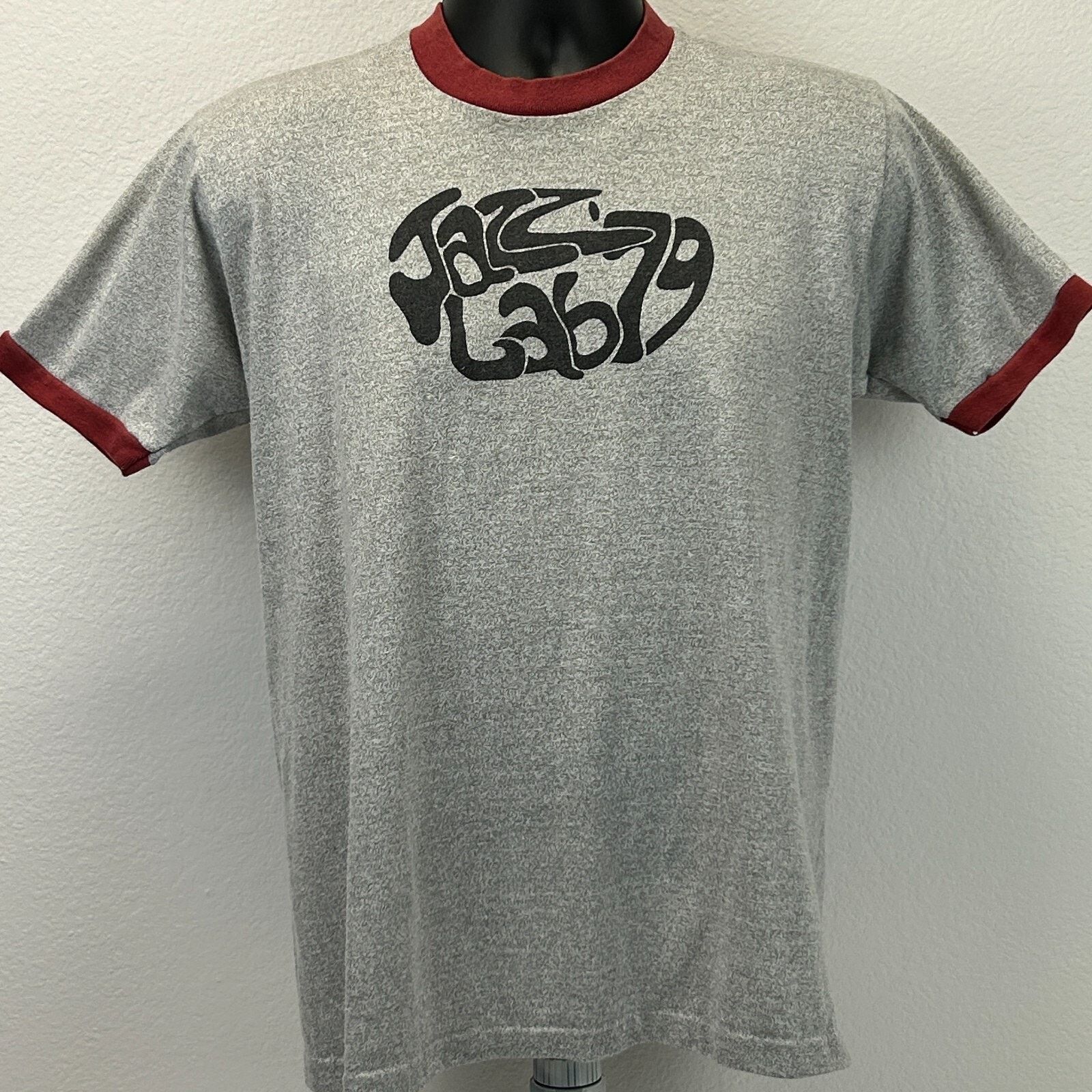 Towncraft Vintage 70s Jazz Lab 79 Ringer T Shirt Music USA Gray M Size US M / EU 48-50 / 2 - 2 Thumbnail