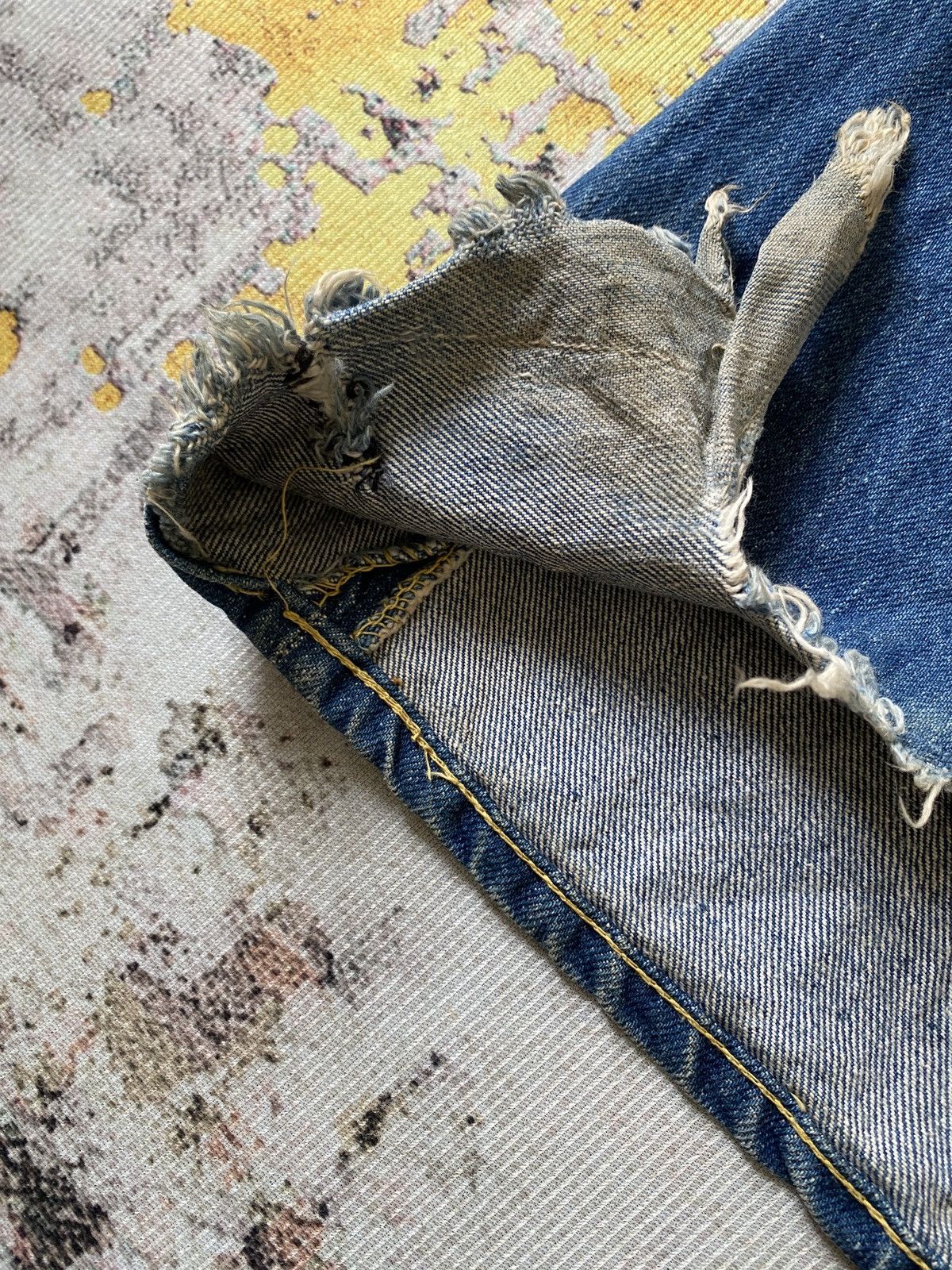 Vintage RARE !!! Vintage 70s Levi’s 646 Orange Tab Flare Denim Size US 30 / EU 46 - 12 Thumbnail