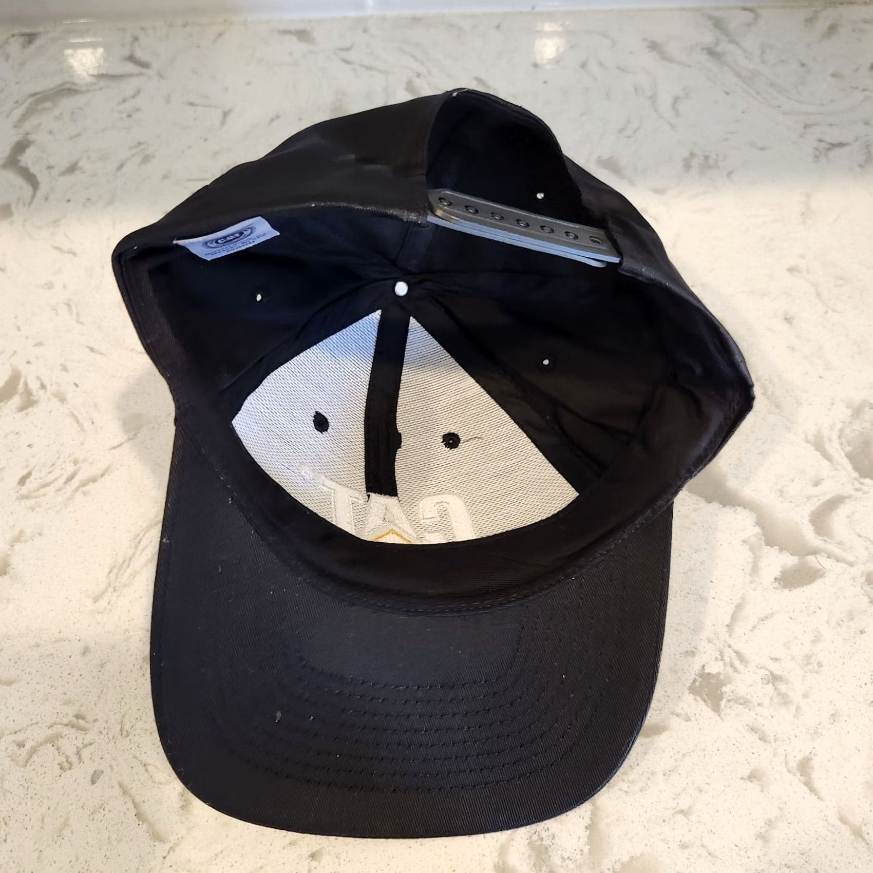 Vintage CAT Trucker Hat Baseball Black CAT Logo Classic Men Adjustable Hat Size ONE SIZE - 7 Thumbnail