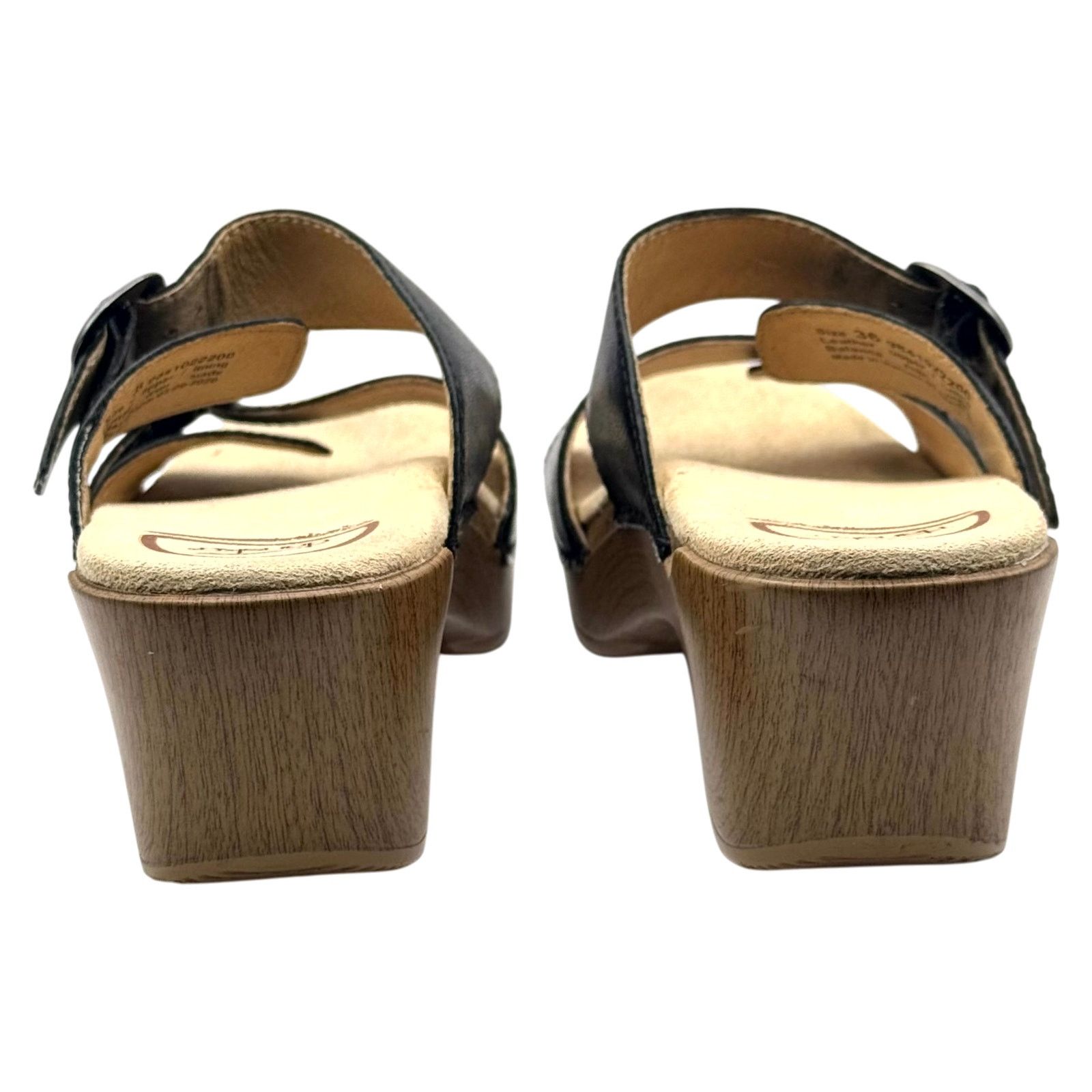 Dansko Dansko Sophie Sandal Black Full Grain Leather Suede 36 5.5-6 Size US 5.5 / IT 35.5 - 4 Thumbnail