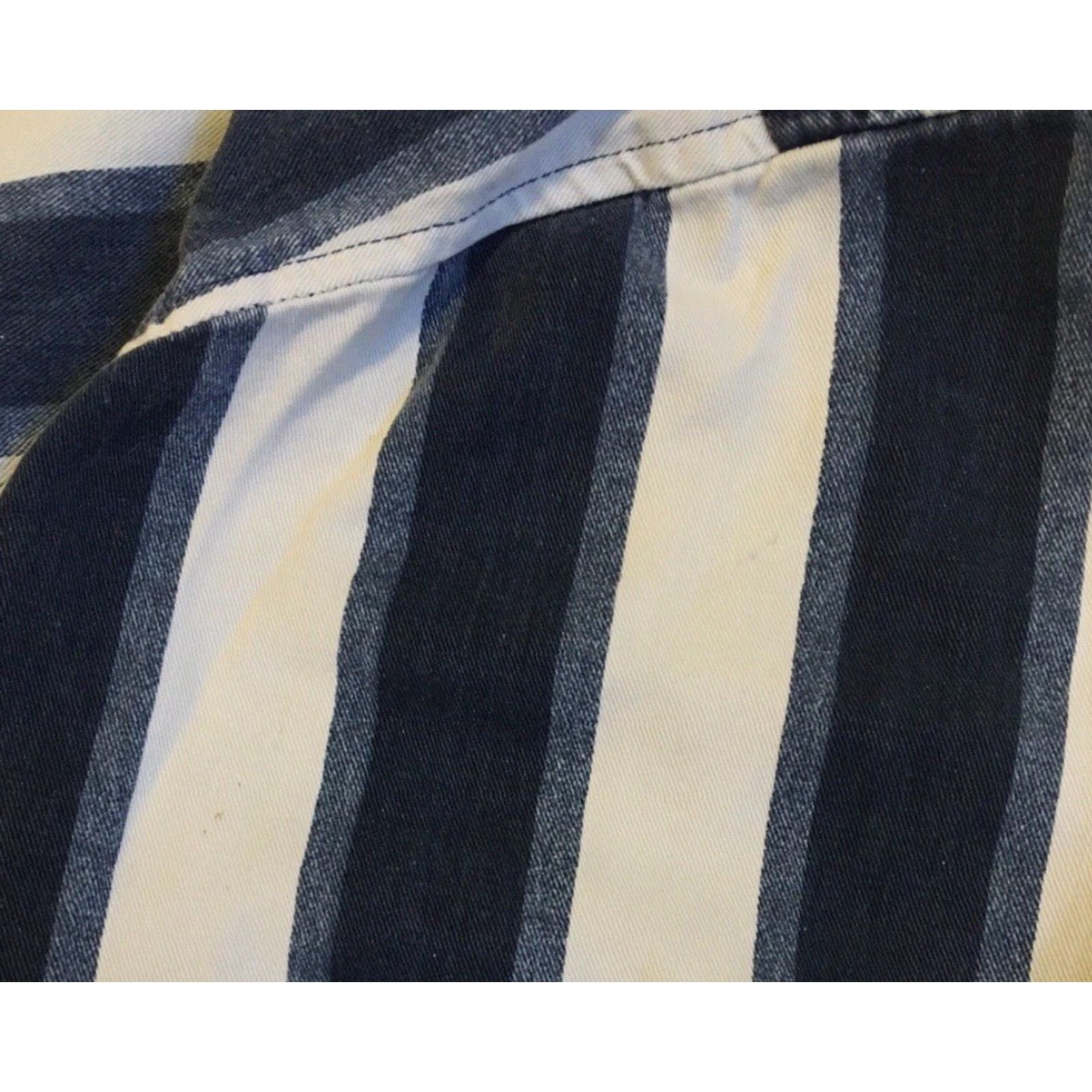 Gotcha VINTAGE 90s Striped Faded Button-Up Shirt L Blue 70s 80s Grunge Surf Skate Beach Vaporwave All Over Print Mens Size US L / EU 52-54 / 3 - 4 Thumbnail