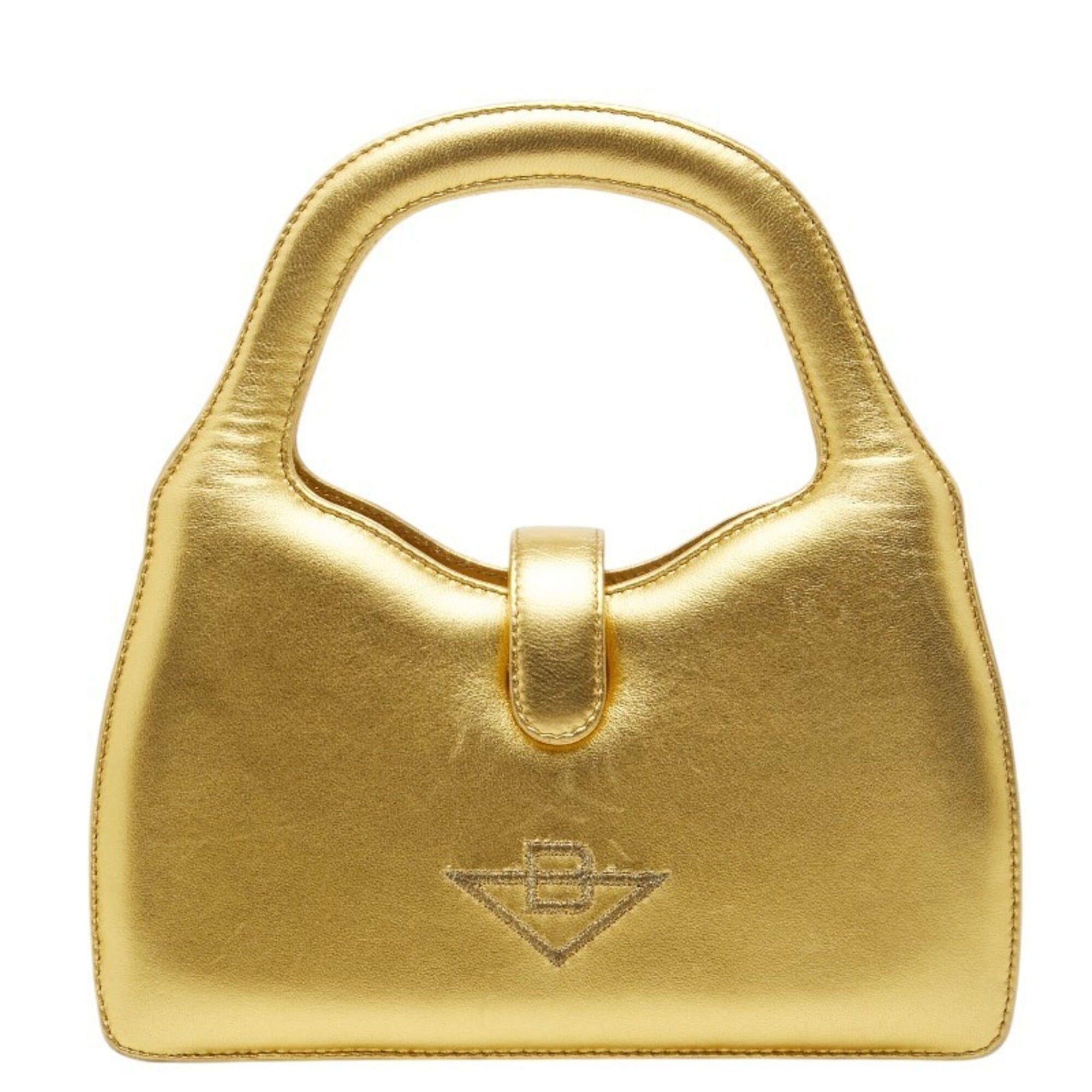 Bottega Veneta Bottega Veneta Mini Handbag, Gold Leather, Women's. Size ONE SIZE - 1 Thumbnail