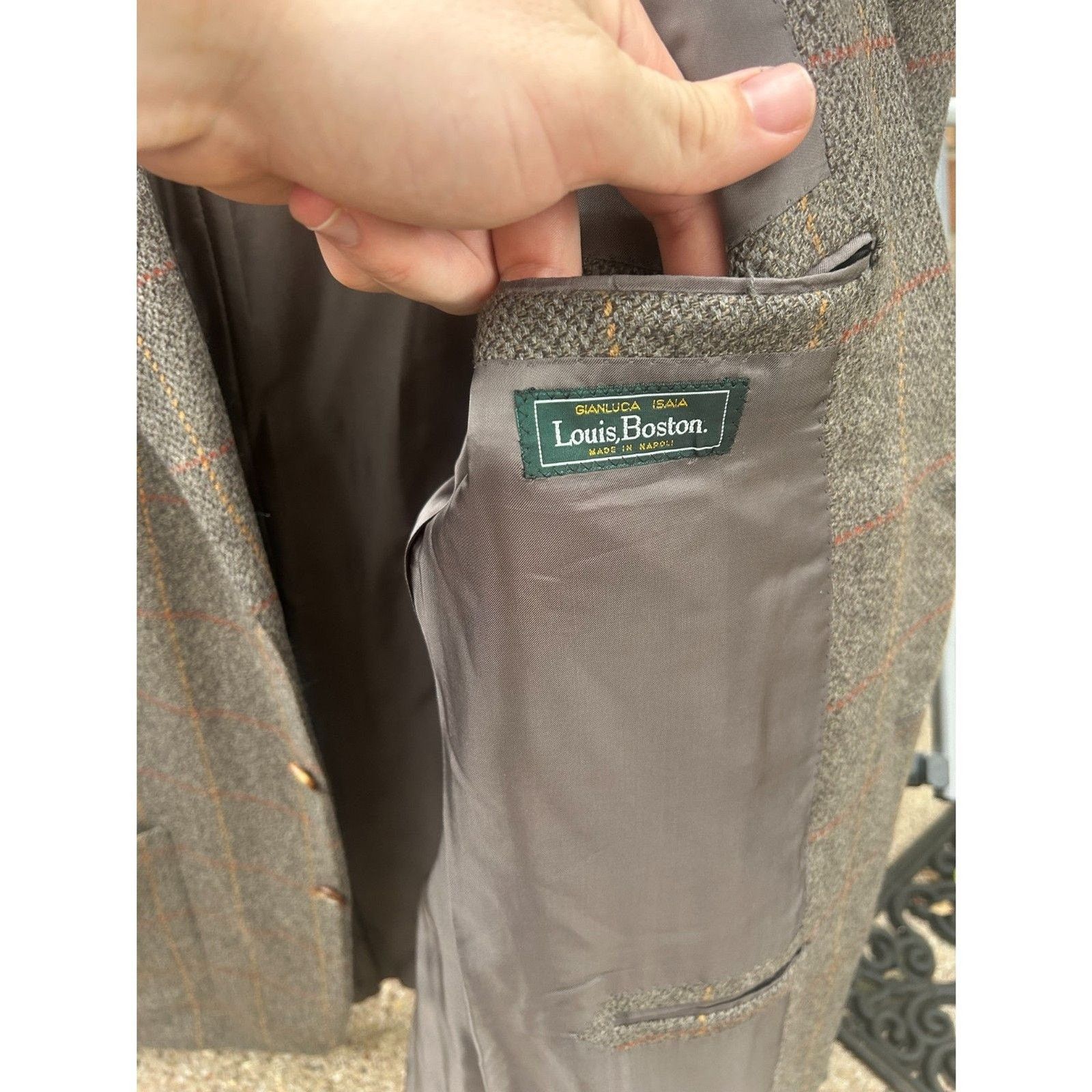Isaia Gianluca Isaia 100% Cashmere Blazer Napoli Size 52 Size 52R - 6 Thumbnail