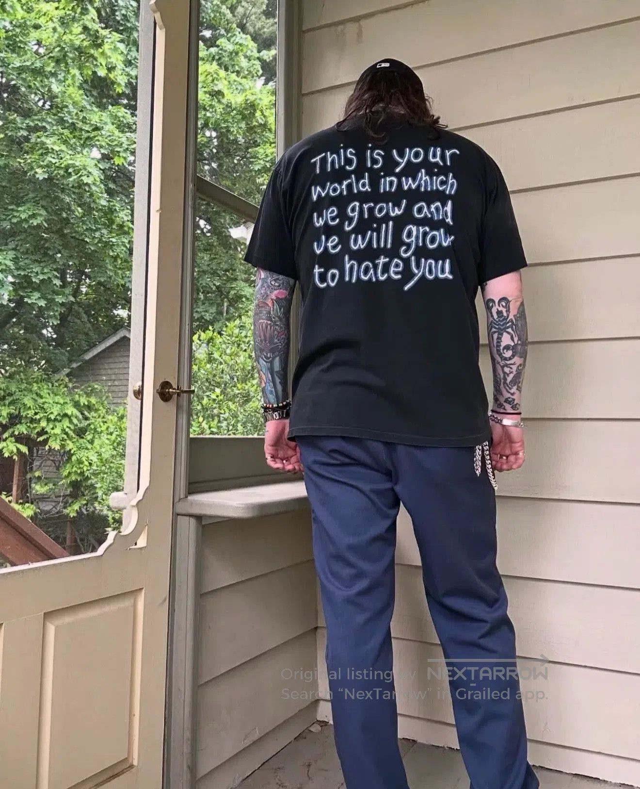 Vintage Vintage 90s Marilyn Manson Band Tee. Size US M / EU 48-50 / 2 - 8 Thumbnail