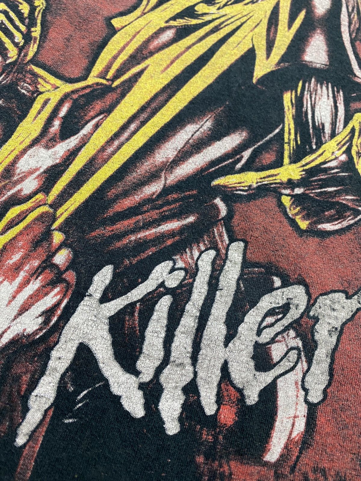 Band Tees × Iron Maiden Vintage Iron Maiden Killers Logo Band Tee 2000s T Shirt Size US S / EU 44-46 / 1 - 5 Thumbnail