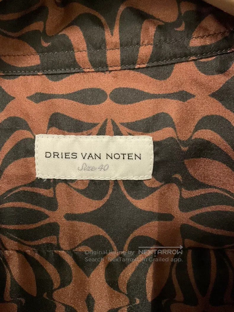 Dries Van Noten Dries Van Noten SIZE:40 Printed Silk Dress Size S / US 4 / IT 40 - 3 Thumbnail