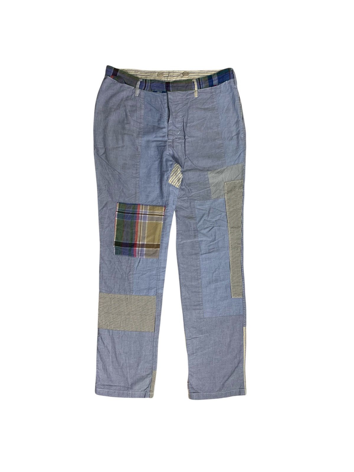 Japanese Brand Ciname Boro madras Plaid pacthwork Size US 32 / EU 48 - 1 Thumbnail