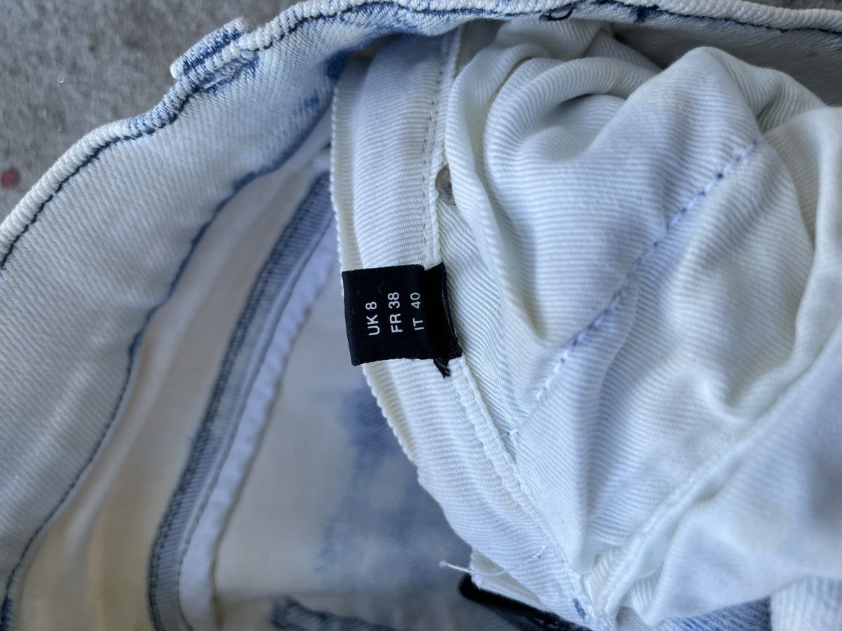 Amiri AMIRI TIE DYE DISTRESSED BIKER DENIM Size US 27 - 9 Thumbnail