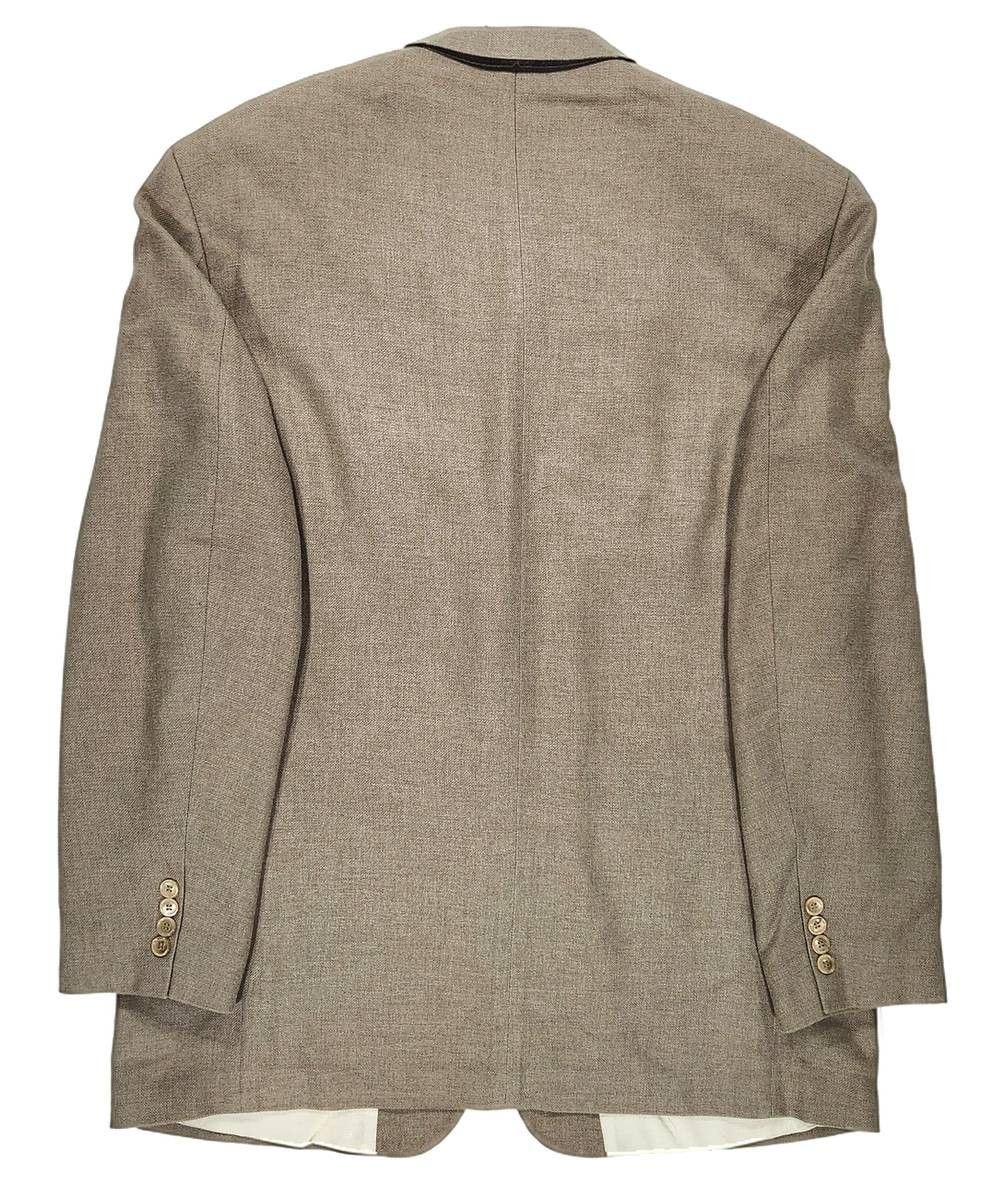 Oscar De La Renta Oscar de la Renta Silk Wool Blend Blazer Sport Coat 46L Size 46L - 2 Thumbnail