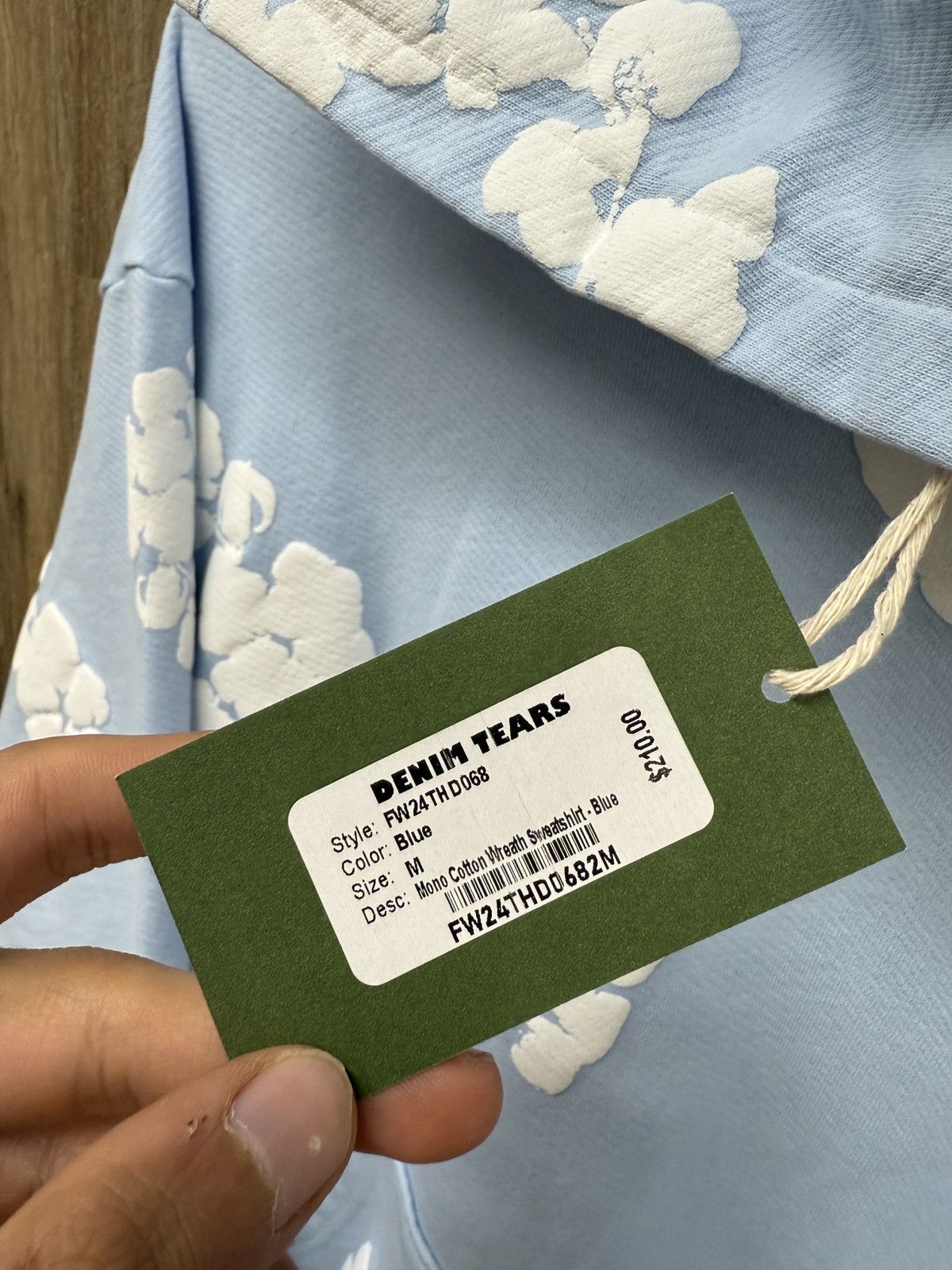 DENIM TEARS Denim Tear Baby Blue Flower Paris Exclusive Size US M / EU 48-50 / 2 - 4 Thumbnail