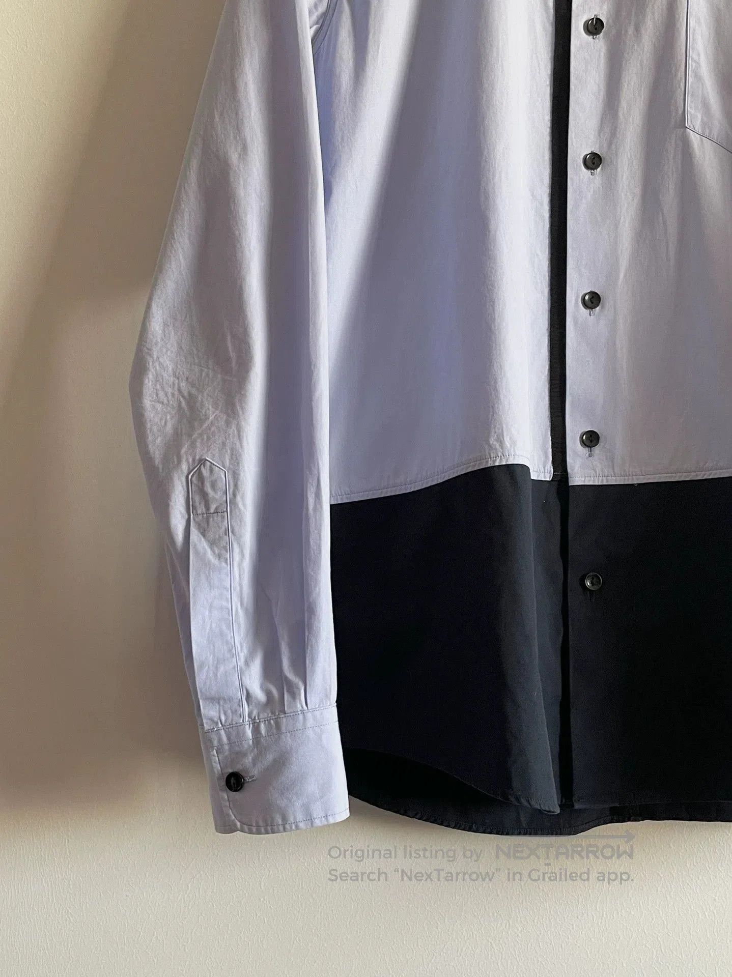 Dries Van Noten Dries Van Noten Color Block Long Sleeve Shirt. Size US L / EU 52-54 / 3 - 4 Thumbnail