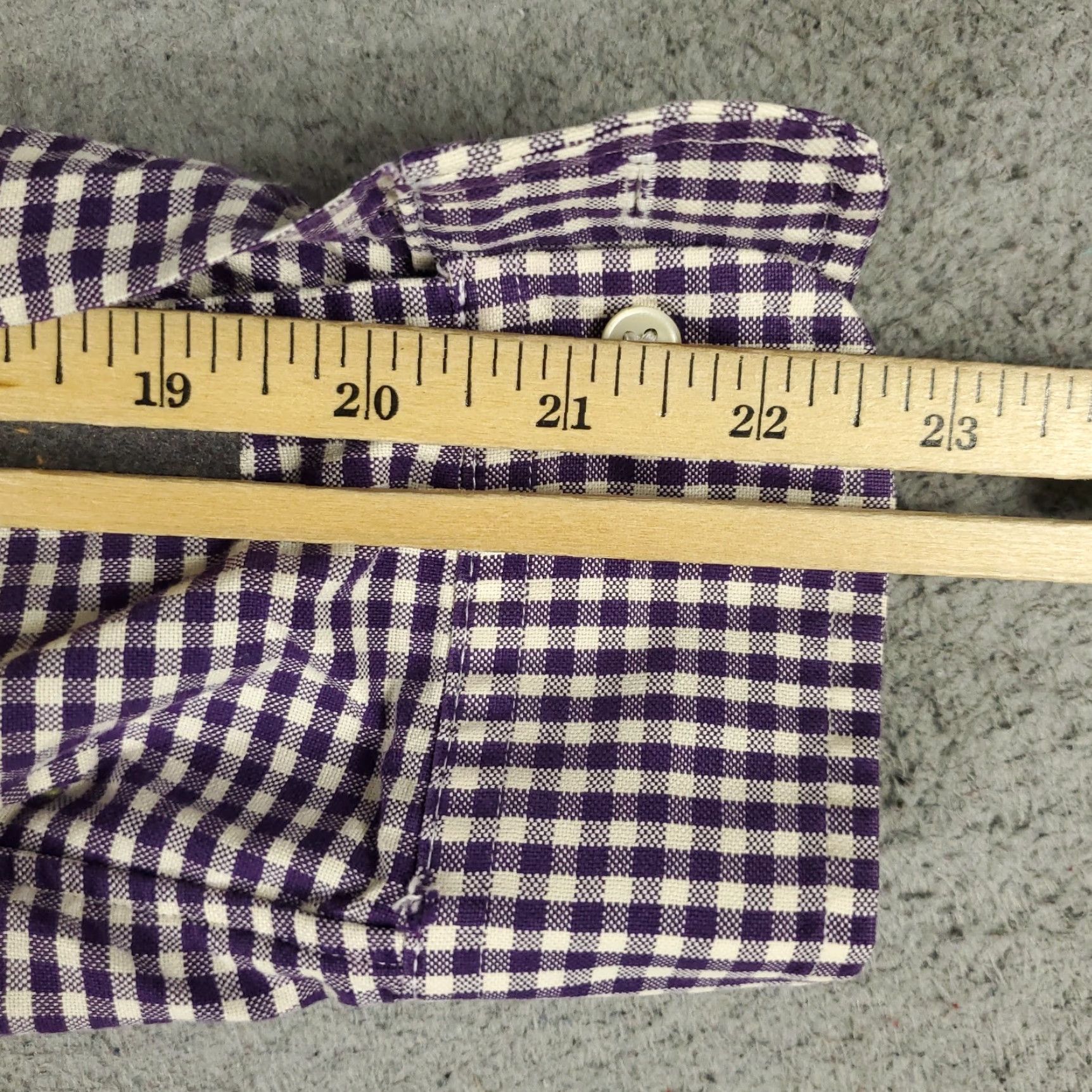 Ralph Lauren Ralph Lauren Button-Up Shirt Mens Medium Purple Check Long Sleeve Casual Modern Size US M / EU 48-50 / 2 - 7 Thumbnail
