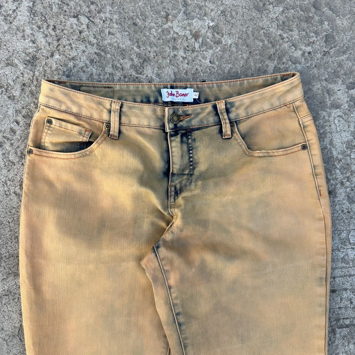 CCP (Crazy Character Print) Vintage Japanese Style Flare Jeans John Baner Size 42 Grunge Size 32" / US 10 / IT 46 - 7 Thumbnail