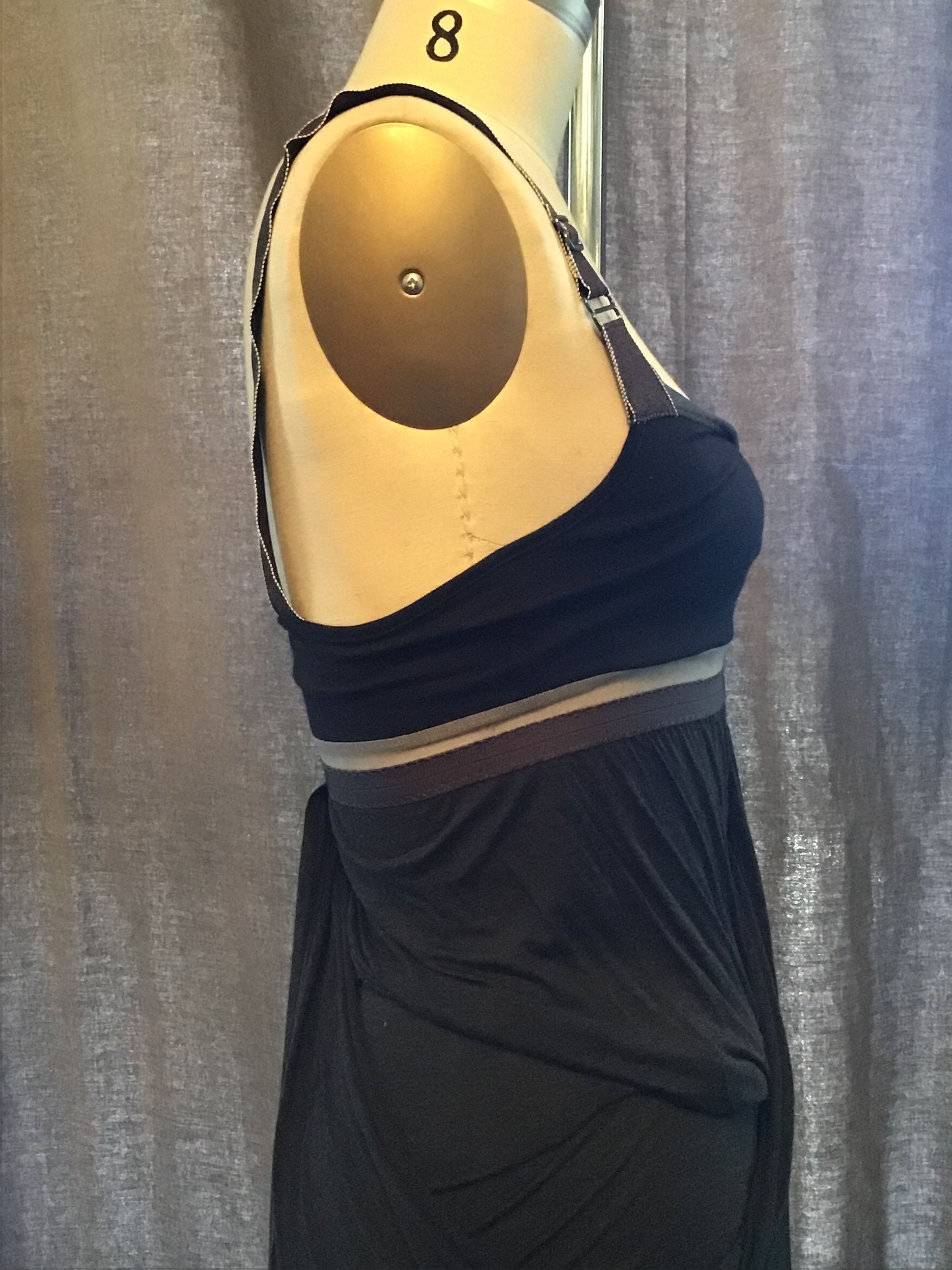 Other VPL jersey dress with drape circa 2007 Size S / US 4 / IT 40 - 9 Thumbnail