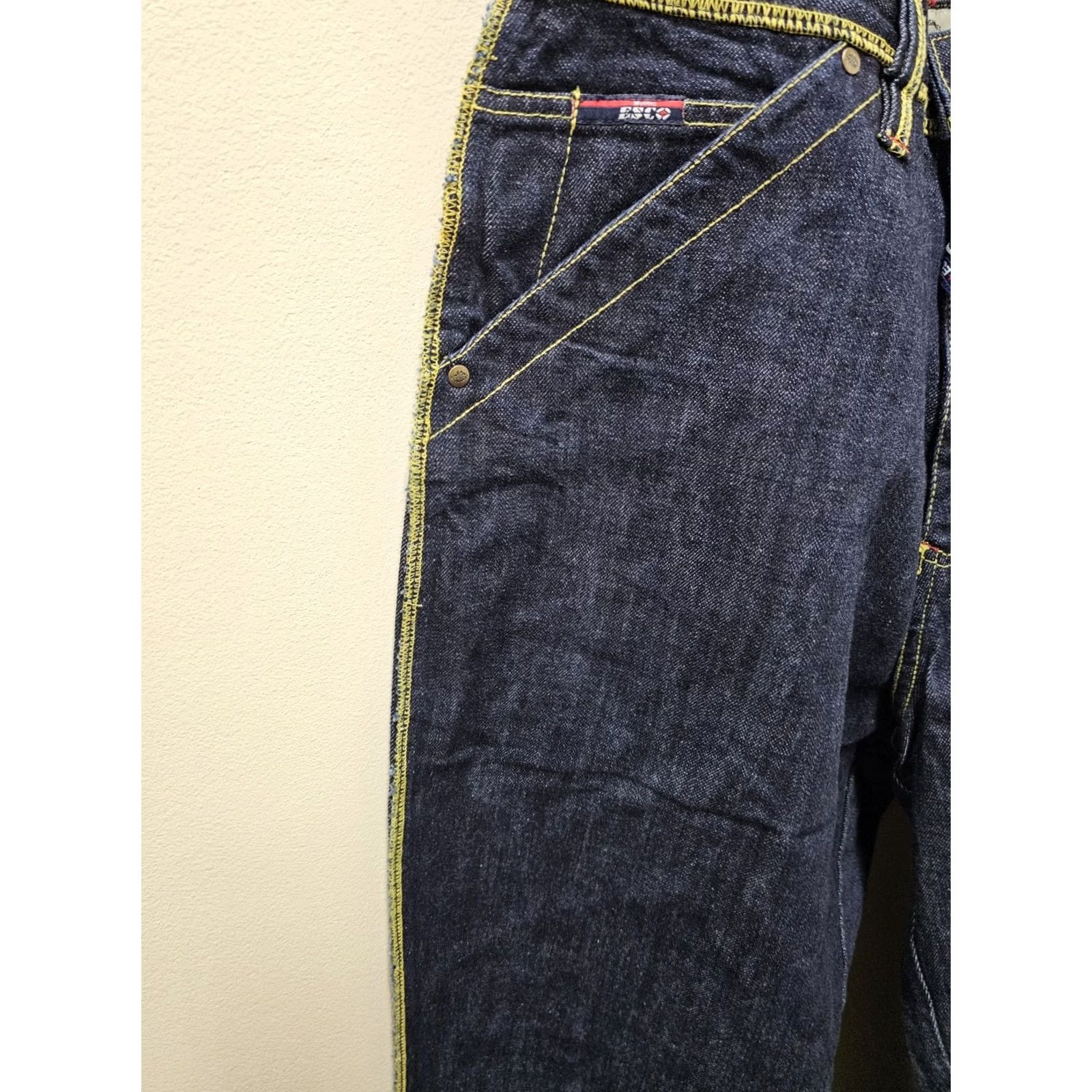 Denime VINTAGE Willie Esco Jeans Men 34 Blue Denim Baggy Loose Relaxed 90s Grunge Hip Hop Jeans Body: 34x36? Size US 36 / EU 52 - 3 Thumbnail