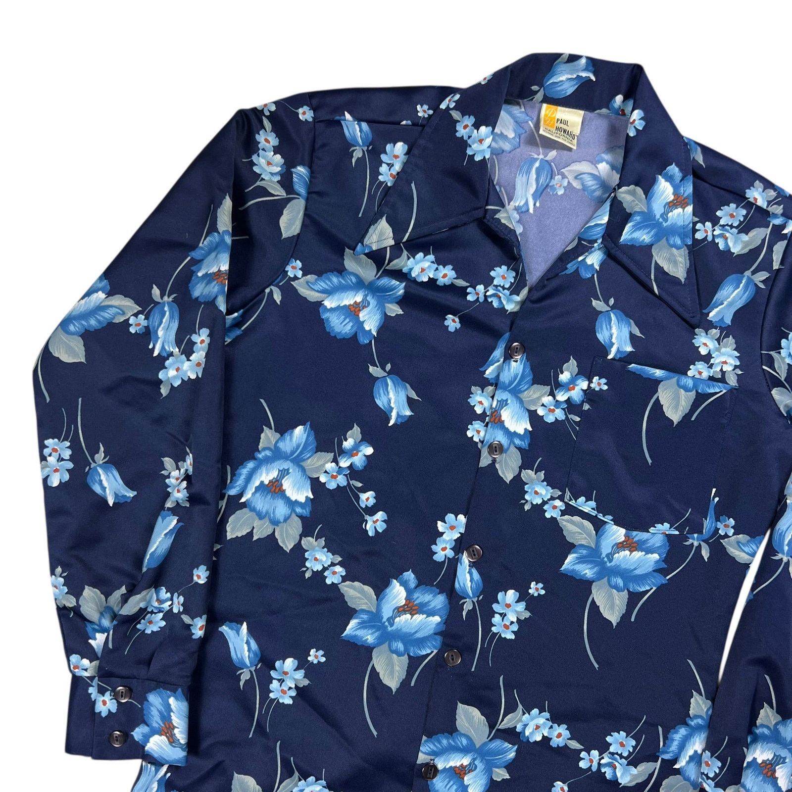 Vintage Vintage Paul Howard Hawaiian longsleeve silk blend button up Size US M / EU 48-50 / 2 - 4 Thumbnail
