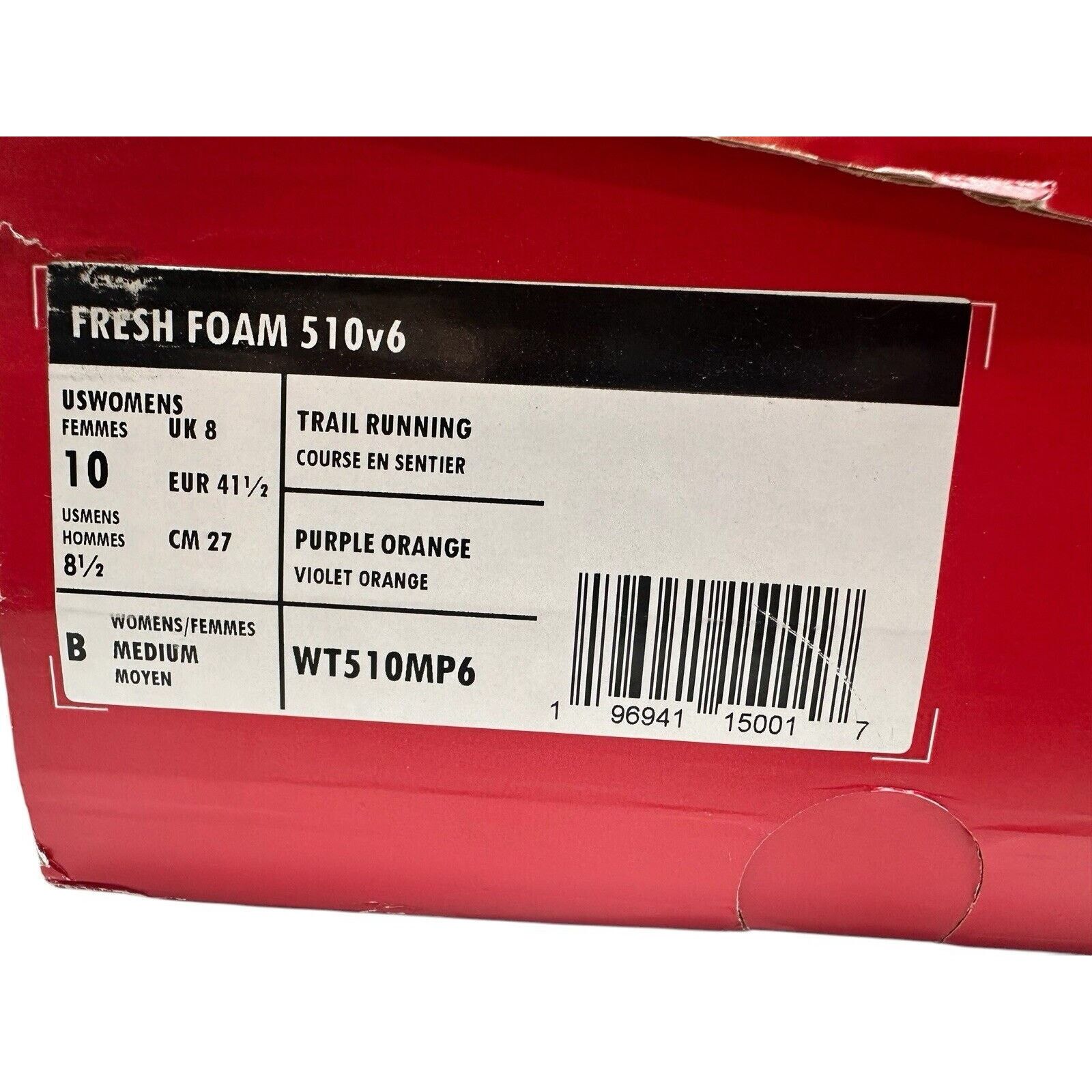New Balance New Balance Women Fresh Foam 510 Running Shoe (WT510MP6) 10M Size US 10 / IT 40 - 4 Thumbnail