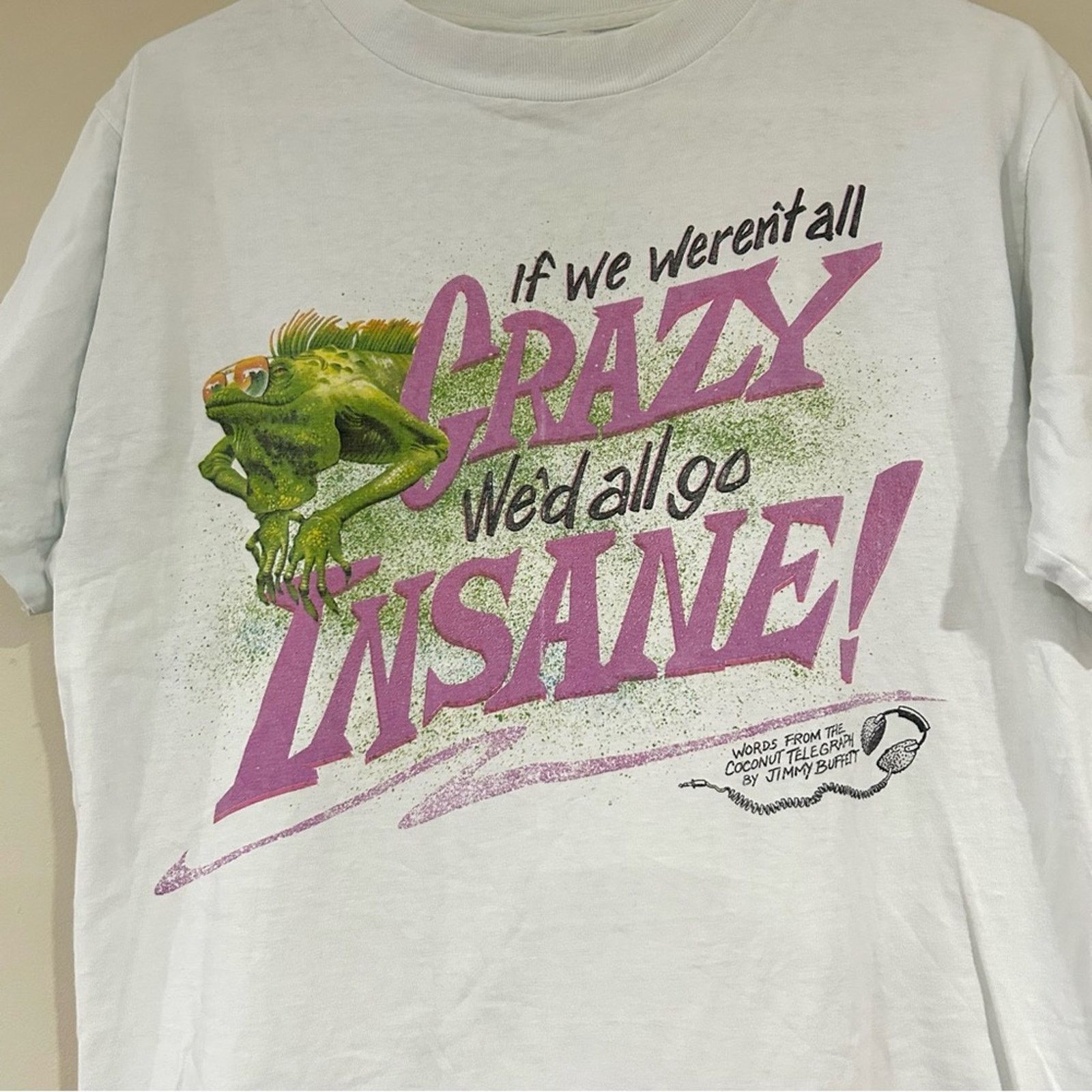 Other Vintage Jimmy Buffett Crazy Insane Shirt Size US L / EU 52-54 / 3 - 2 Thumbnail