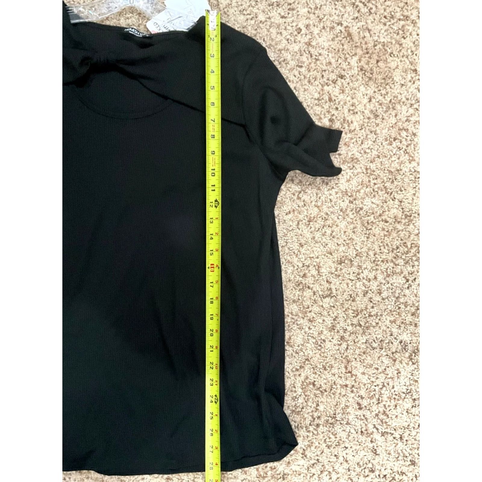 Vintage HEIMISH USA WOMENS T-Shirt L black Round Neck Short Sleeve Pullover Casual Knit Spandex USA Theme Modern Basic Size L / US 10 / IT 46 - 6 Thumbnail