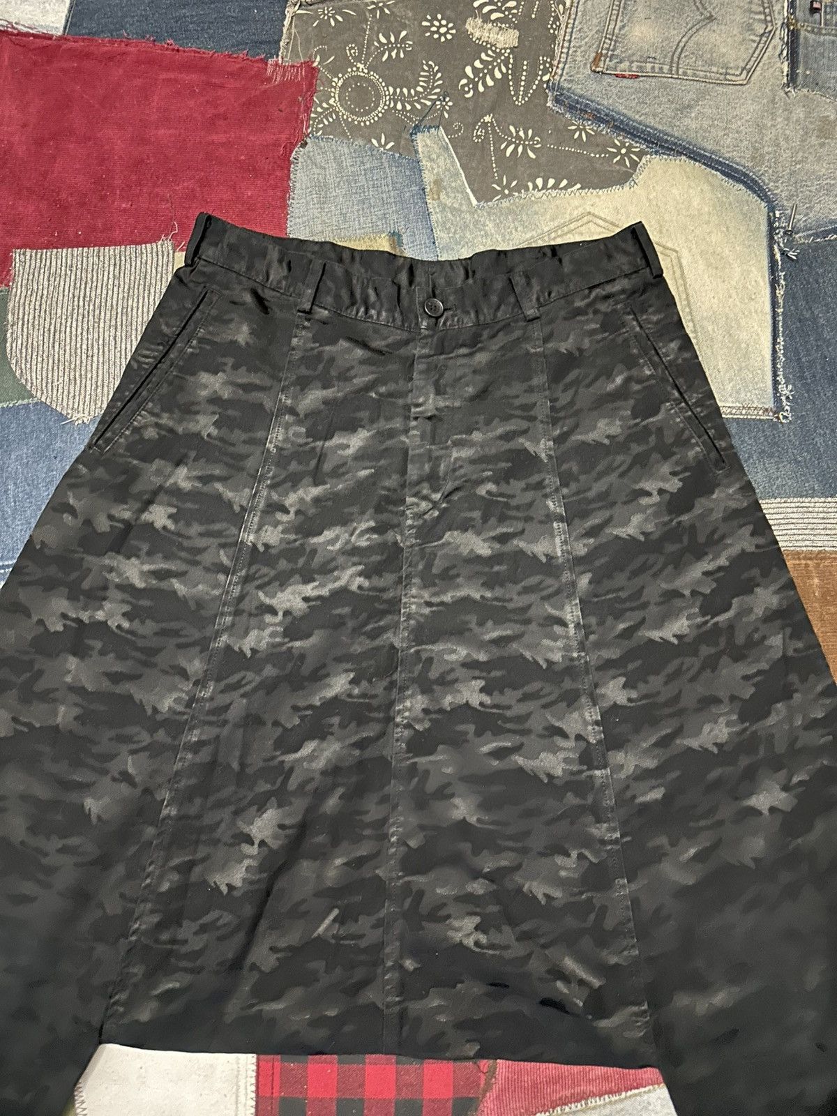 Comme des Garcons AD2014 Comme Des Garcons Black Camo Sarouel Drop Crotch Pant Size US 31 - 2 Thumbnail