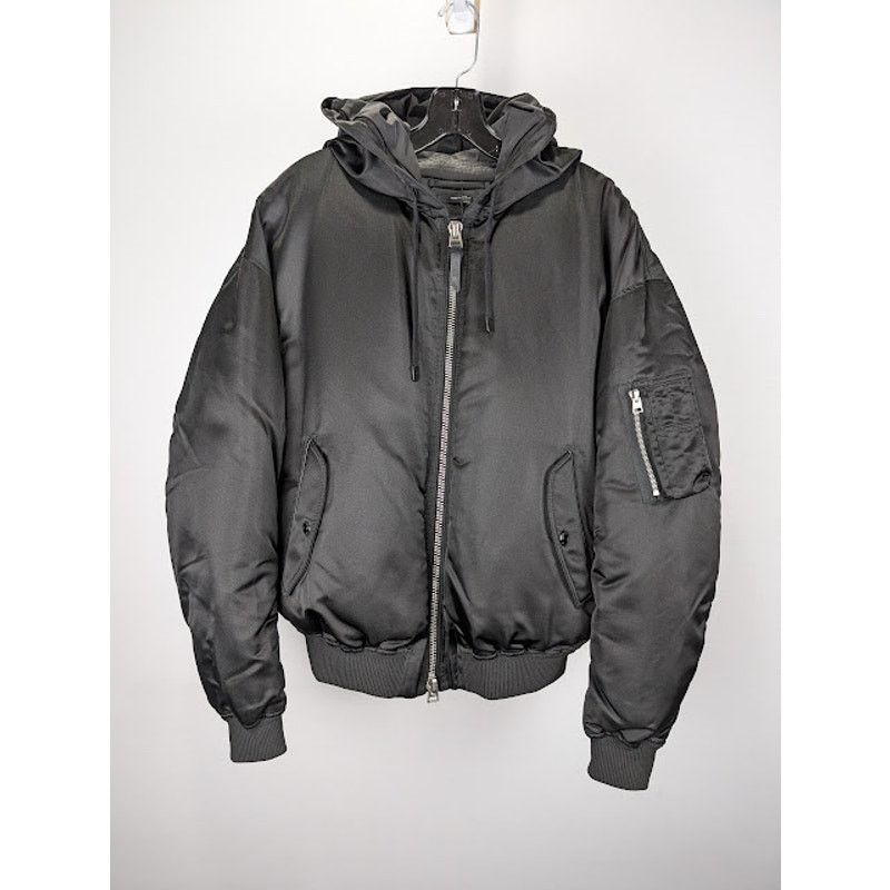 Tom Ford o1rshd1 Hooded Bomber Jacket in Black Size US M / EU 48-50 / 2 - 1 Thumbnail