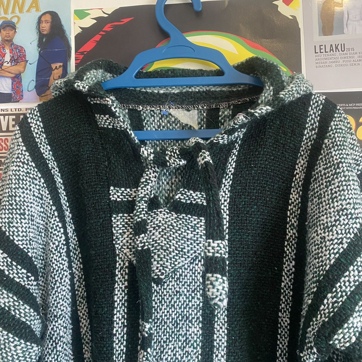 Vintage Vintage Japanese Made Knitwear Hoodie Size US L / EU 52-54 / 3 - 2 Thumbnail
