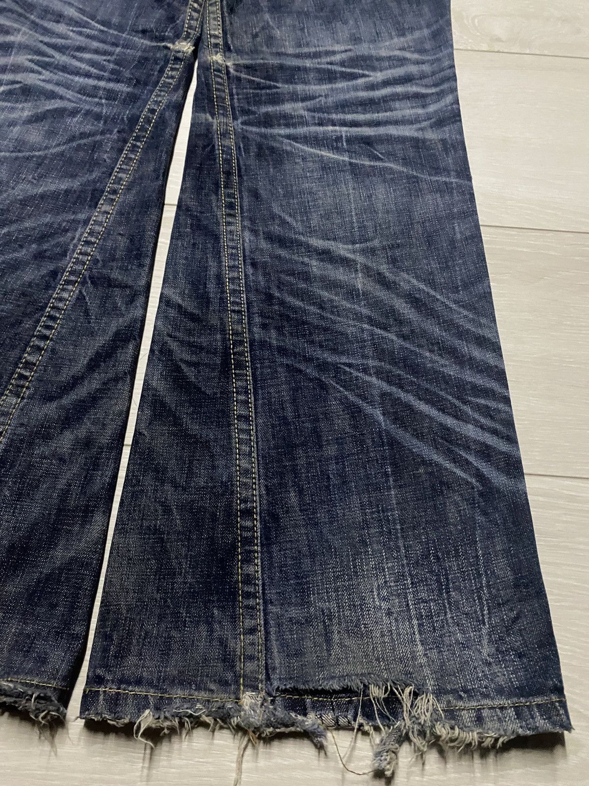 Undercover Japanese Brand Lolita Punk Hybrid Flare Jeans Size US 34 / EU 50 - 10 Thumbnail