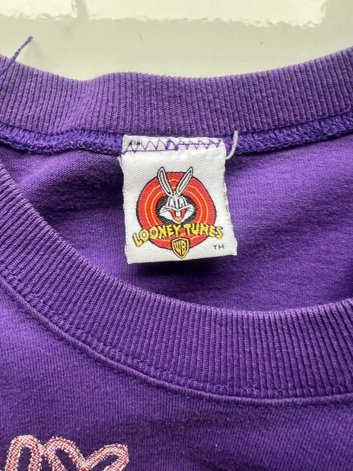 Warner Bros VTG Looney Tunes Groovy Bird City Tweety Sylvester Size US L / EU 52-54 / 3 - 2 Thumbnail