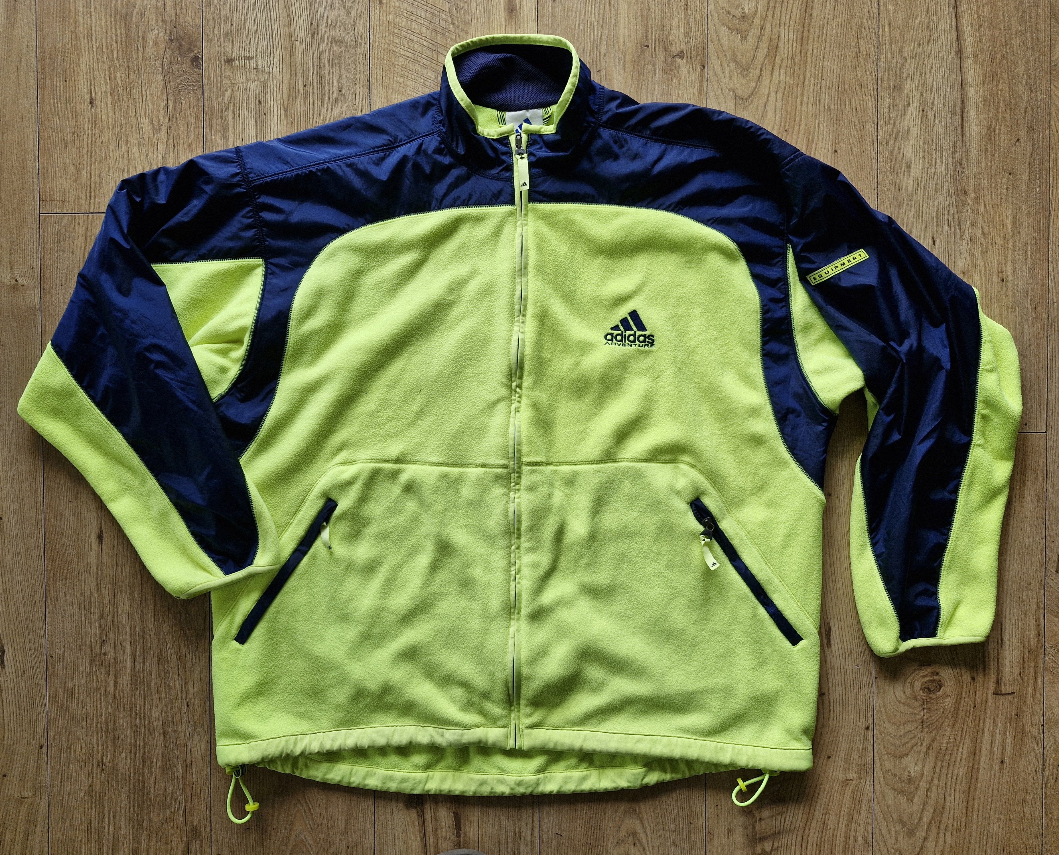Adidas × Equipment × Vintage Men's Adidas Equipment Adventure fleece jacket warm vintage Size US XL / EU 56 / 4 - 1 Thumbnail