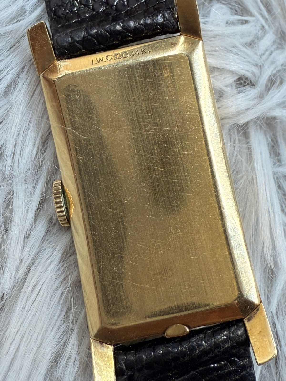 Vintage Vintage ELGIN Tank Manual Swiss Made 14K GOLD Watch Size ONE SIZE - 13 Thumbnail