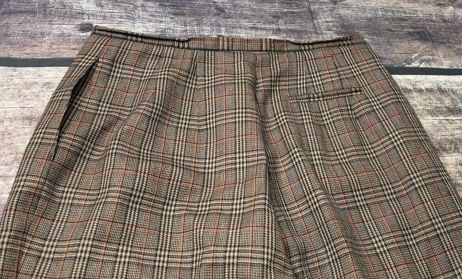 Harve Benard Harve Benard Wool Dress Pants Women's 10 Pleated Russia Size 32" / US 10 / IT 46 - 8 Thumbnail