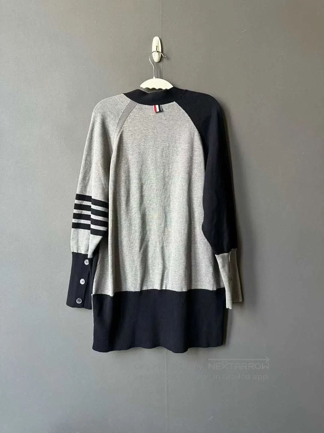 Thom Browne thom browne long color-blocked knit cardigan. Size US M / EU 48-50 / 2 - 2 Thumbnail