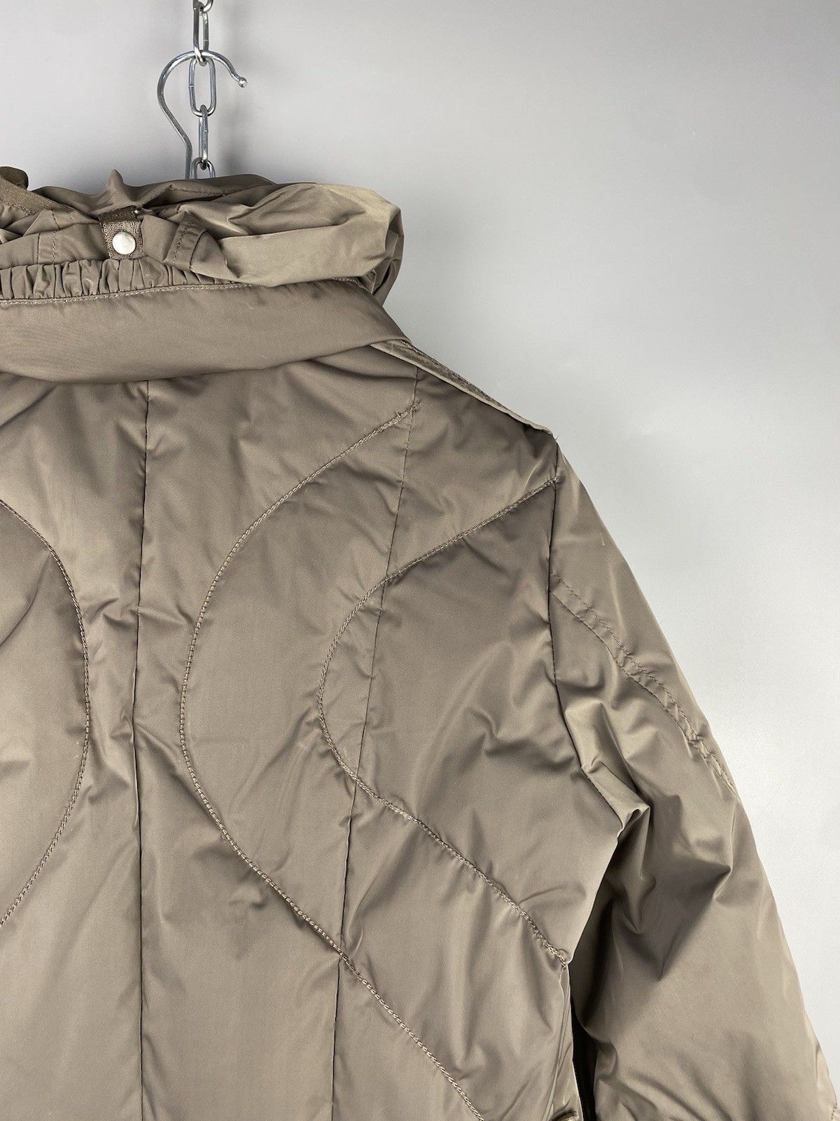 Marithe + Francois Girbaud Marithe Francois Girbaud Beige Down Jacket Puffer Size S / US 4 / IT 40 - 16 Thumbnail