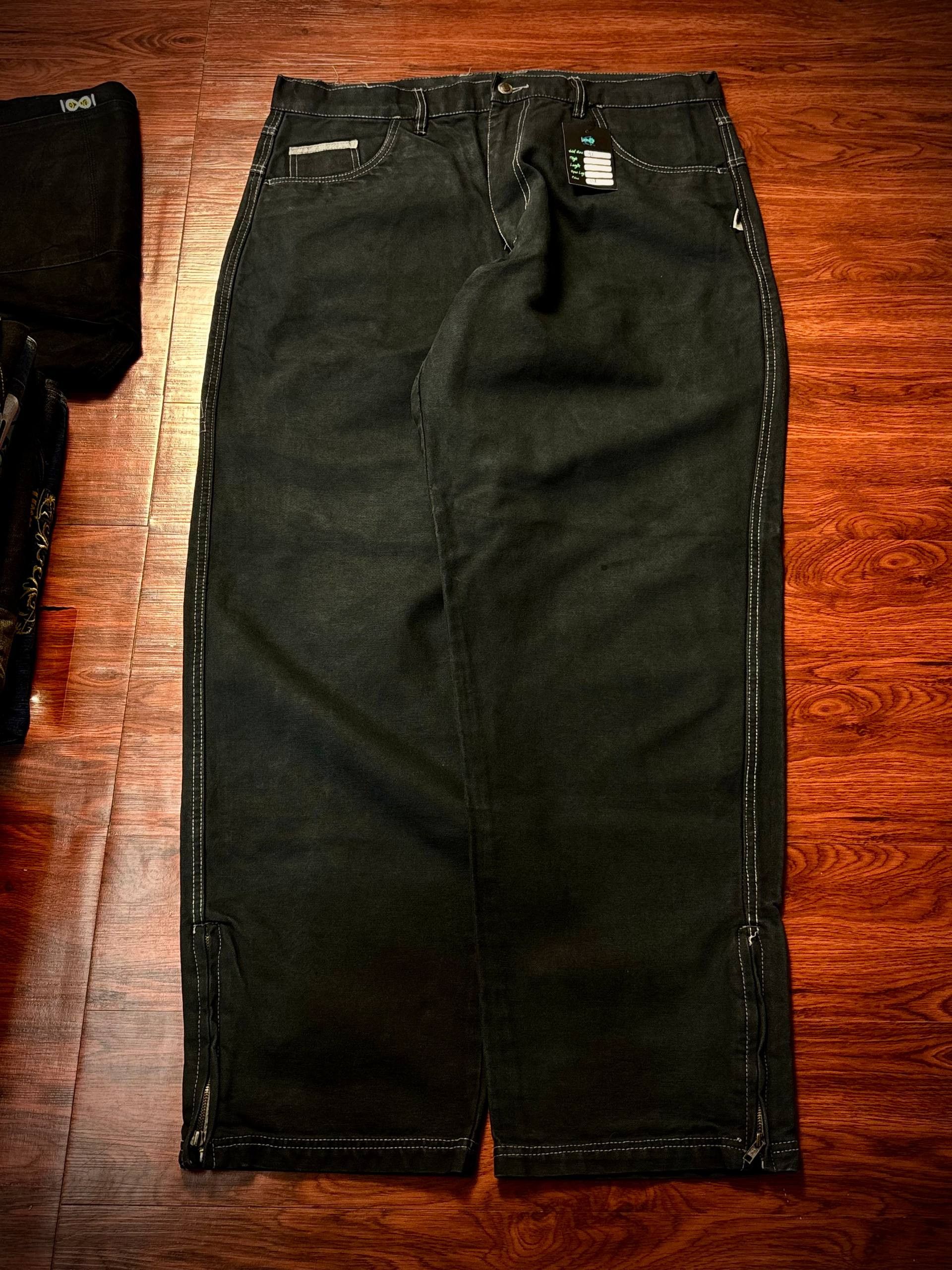 Fubu Vintage 90s Fubu The Collection Soft Goods 1992 Denim Pants Size US 40 / EU 56 - 3 Thumbnail