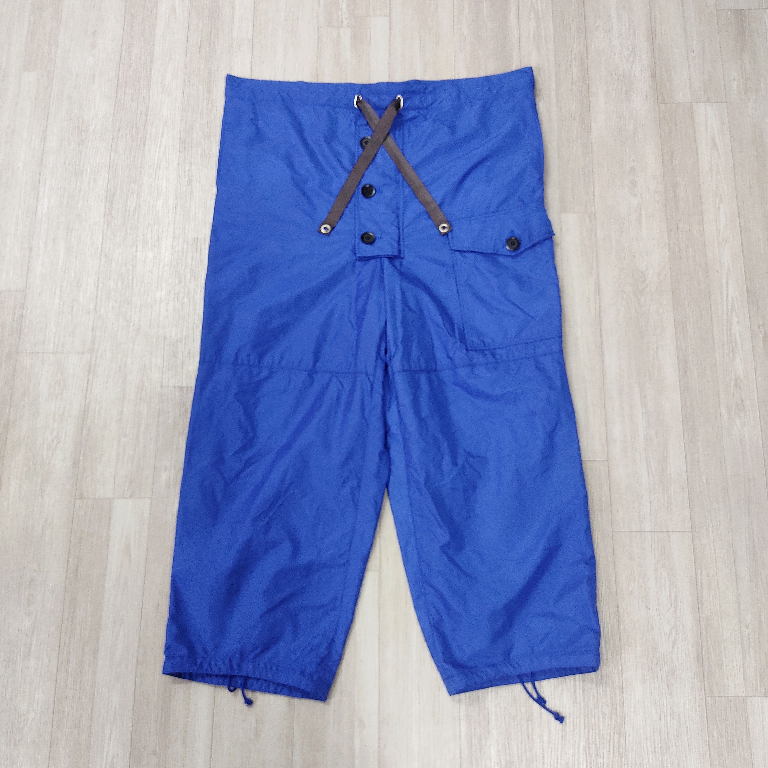 Issey Miyake Rare!! iS Nylon-Blend Oversized Cargo Jumpsuit Pants Size US 33 - 10 Thumbnail