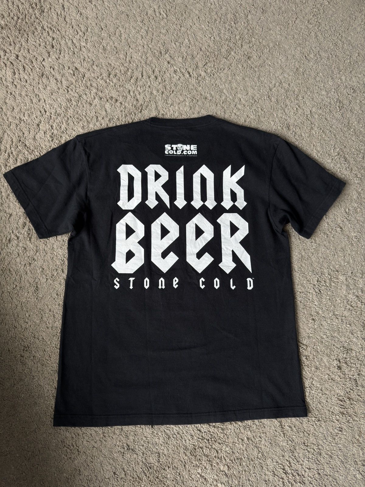 WWF Vintage Y2K Stone Cold T Shirt Size US L / EU 52-54 / 3 - 3 Thumbnail