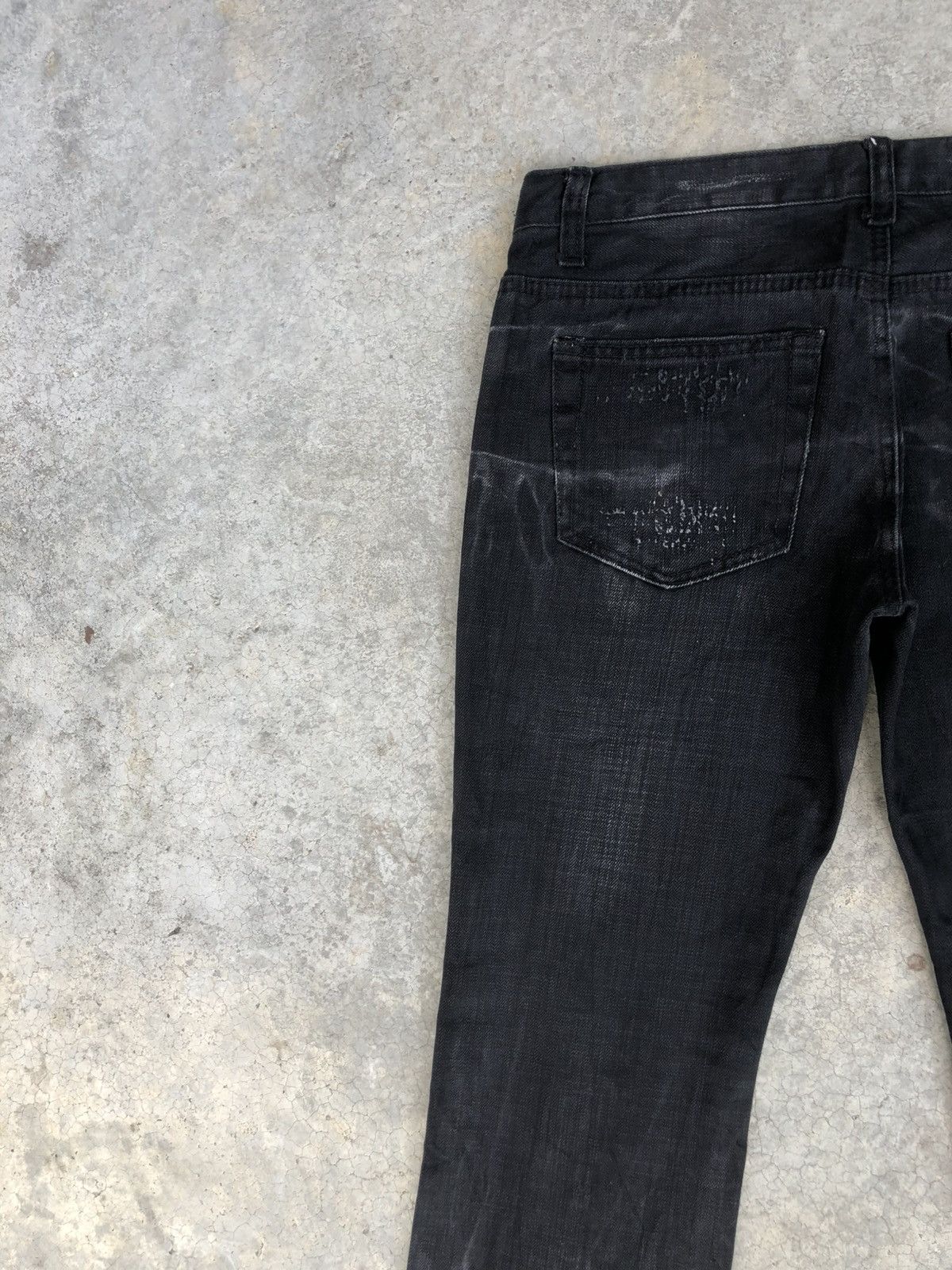 Who Decides War Philsdox Flared Jeans Bootcut Distressed Size US 31 - 11 Thumbnail