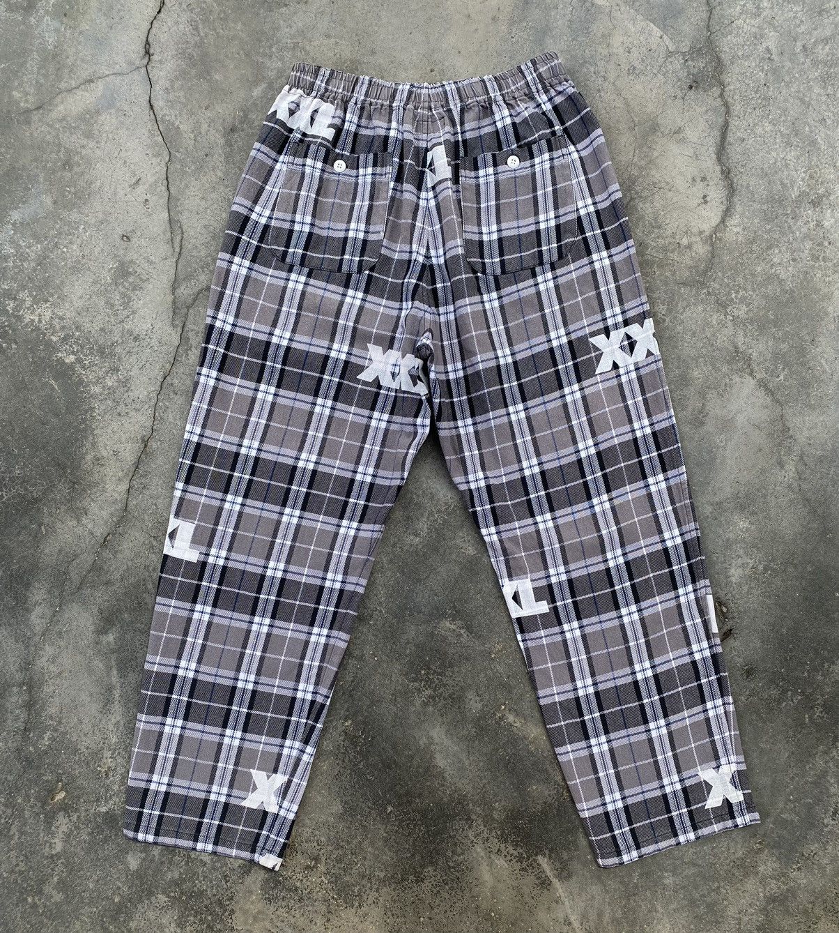 Xlarge Vintage Xlarge Japan Plaid Rare Pants Size US 30 / EU 46 - 2 Thumbnail