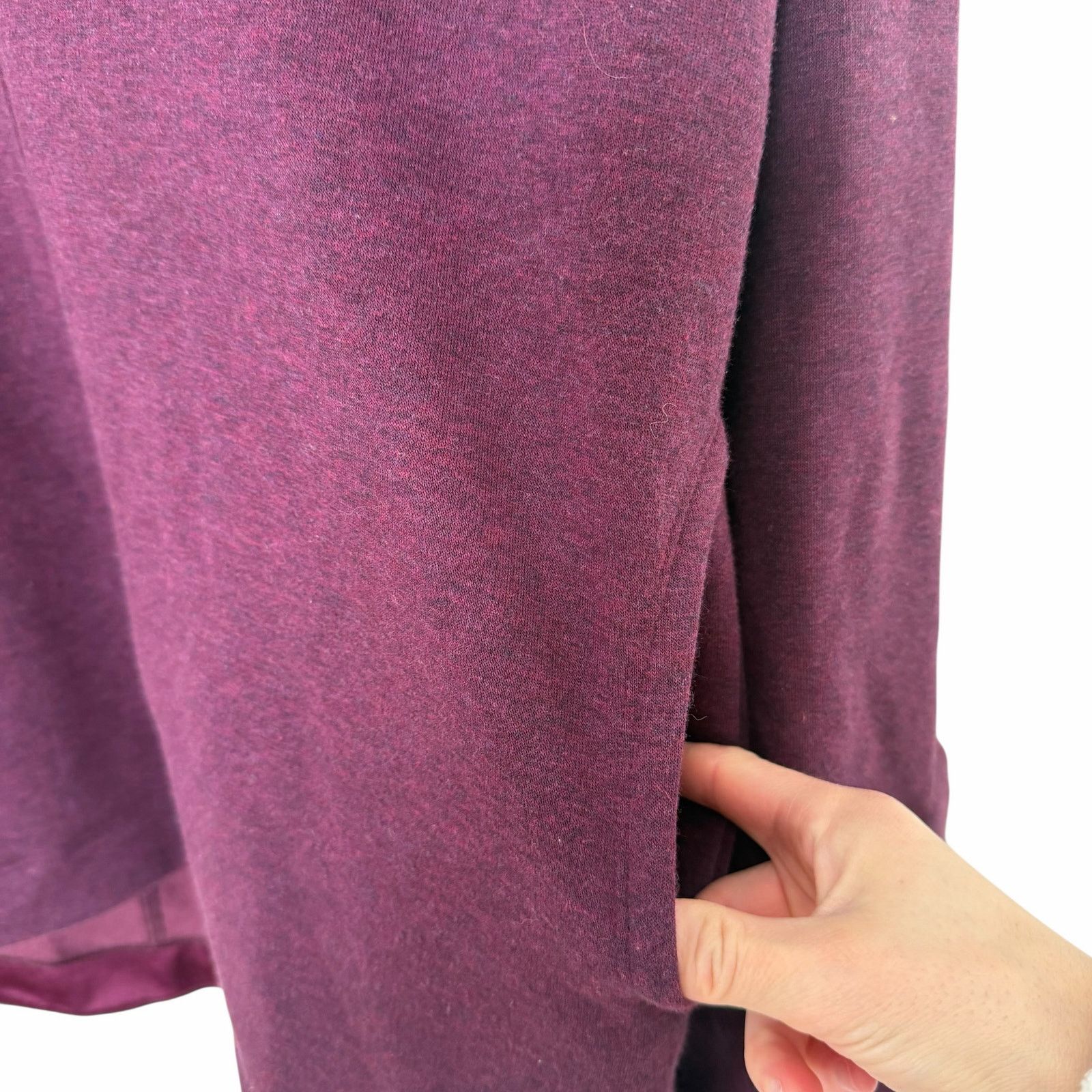 Athleta Athleta Maroon Cozy Karma Funnel Neck Sweatshirt Sz S Size S / US 4 / IT 40 - 3 Thumbnail