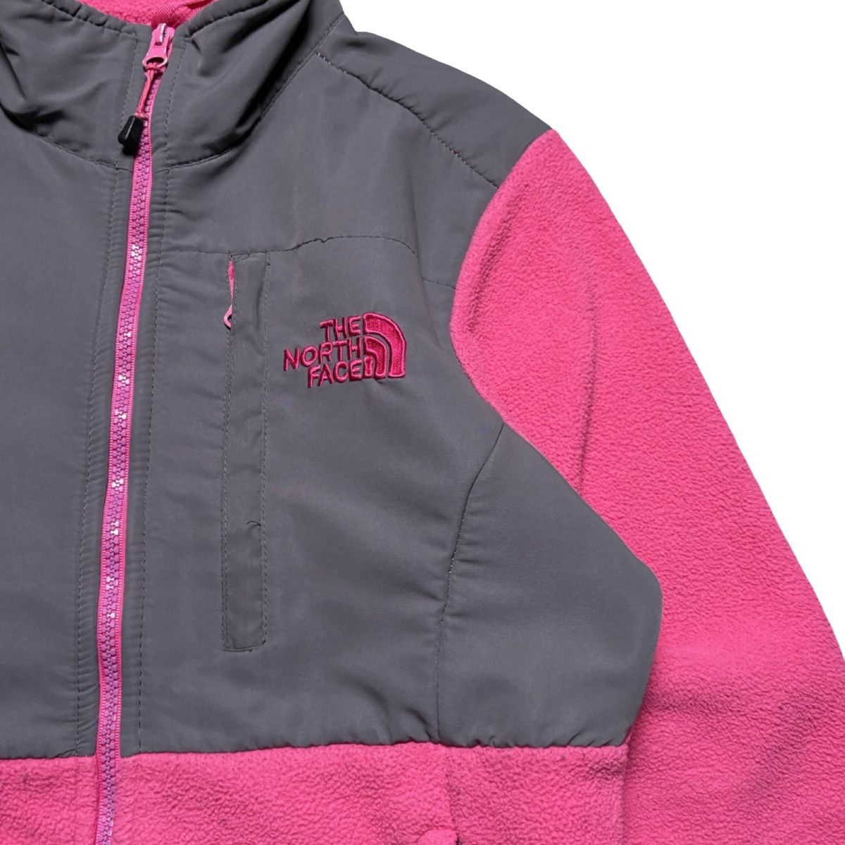 The North Face The North Face Women’s Pink Gray Denali Fleece Jacket XS Size XS / US 0-2 / IT 36-38 - 2 Thumbnail
