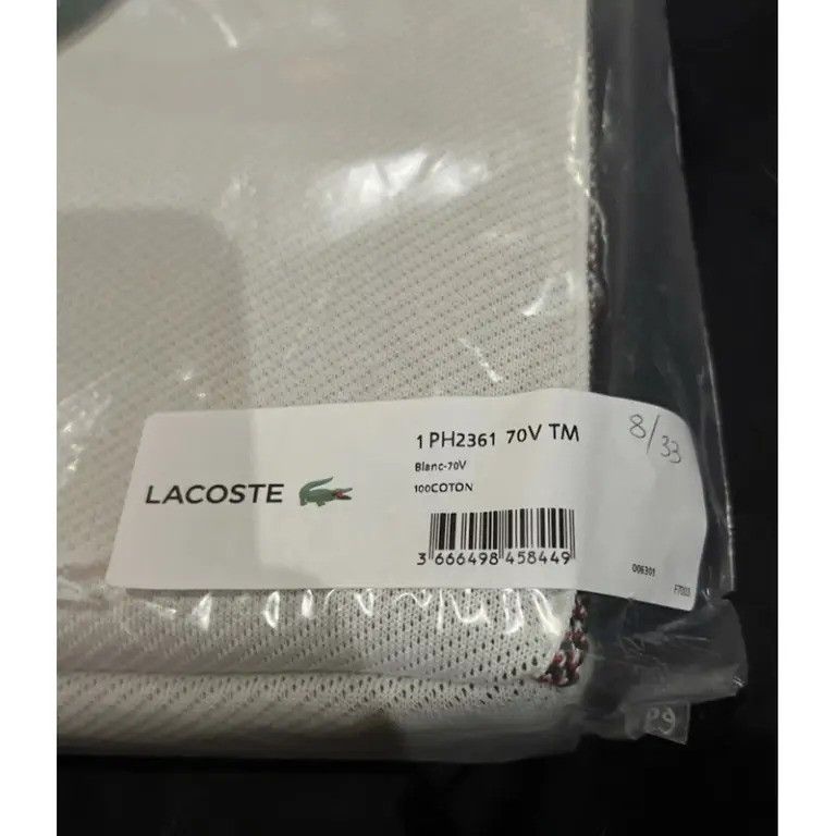 Lacoste Lacoste n°8/33 Paper Pattern Polo 90y Anniversary Size US M / EU 48-50 / 2 - 3 Thumbnail