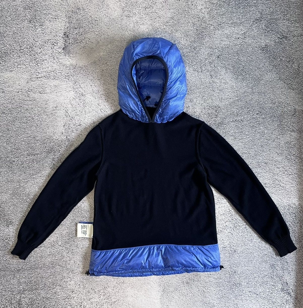 Moncler Moncler Maglione Tricot Girocollo Hybrid Knit Hoodie Sweater Size US L / EU 52-54 / 3 - 22 Thumbnail