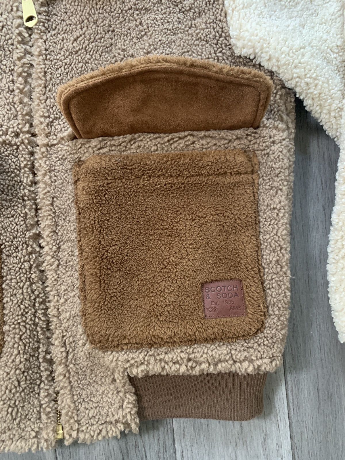 Scotch & Soda Brown High End Sherpa Jacket Size US S / EU 44-46 / 1 - 7 Thumbnail