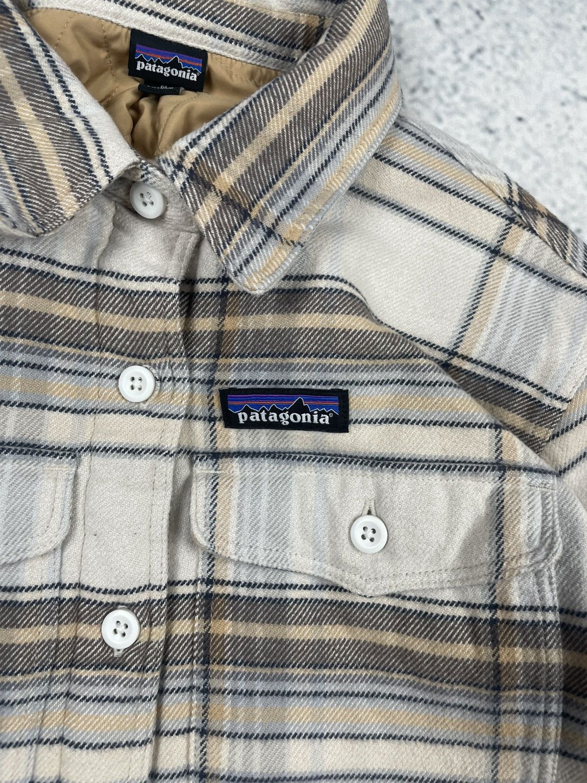 Patagonia Patagonia M (Men’s) Quilted Shirt Jacket Beige Autumn Warm Size US M / EU 48-50 / 2 - 8 Thumbnail