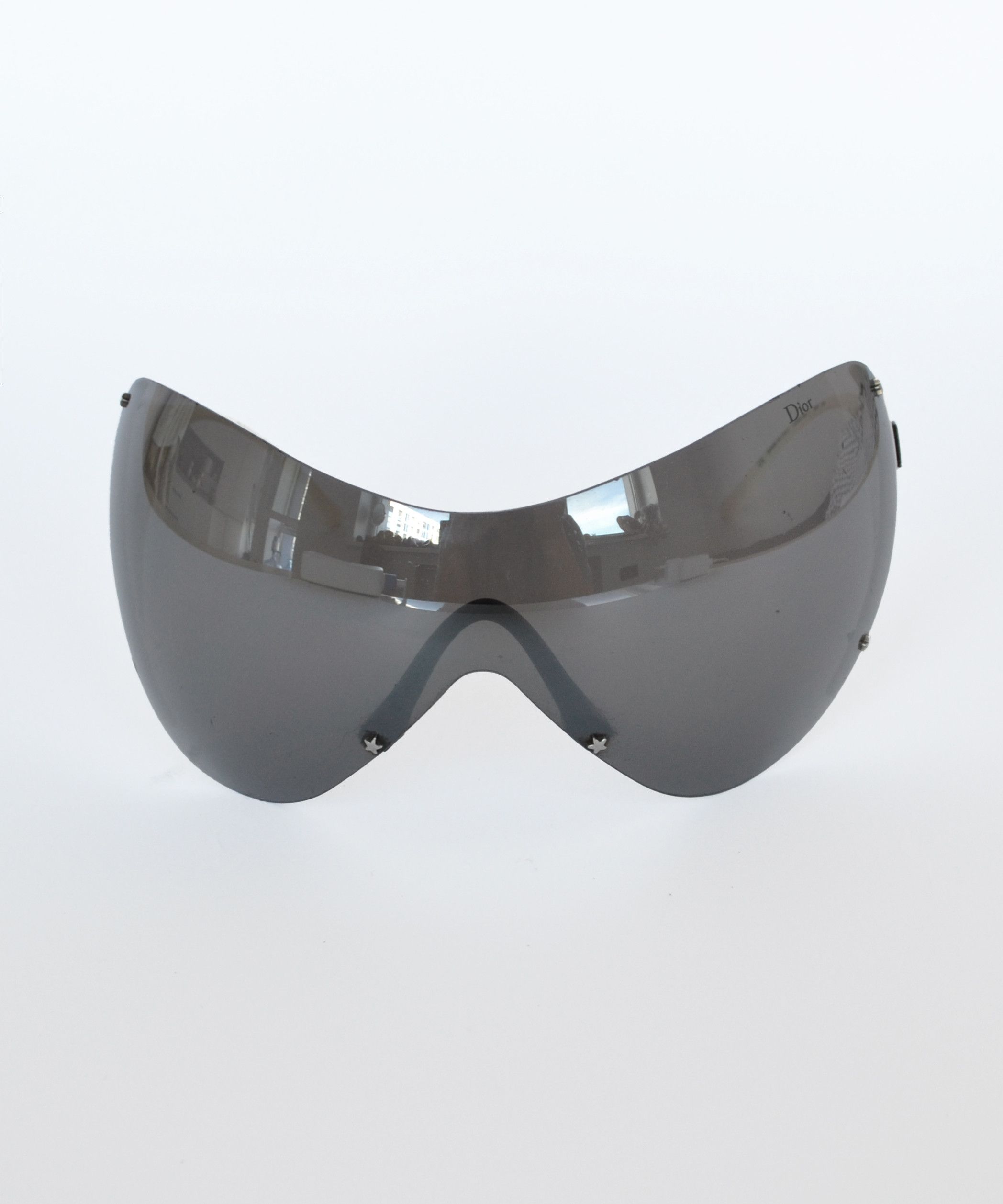 Dior DIOR Sunglasses Ski 1 White Logo Mask Shield GALLIANO Size ONE SIZE - 4 Thumbnail