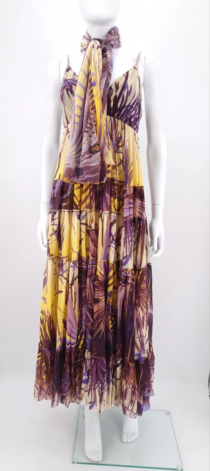 Jean Paul Gaultier JPG Tropical Mesh Dress Size M / US 6-8 / IT 42-44 - 3 Thumbnail