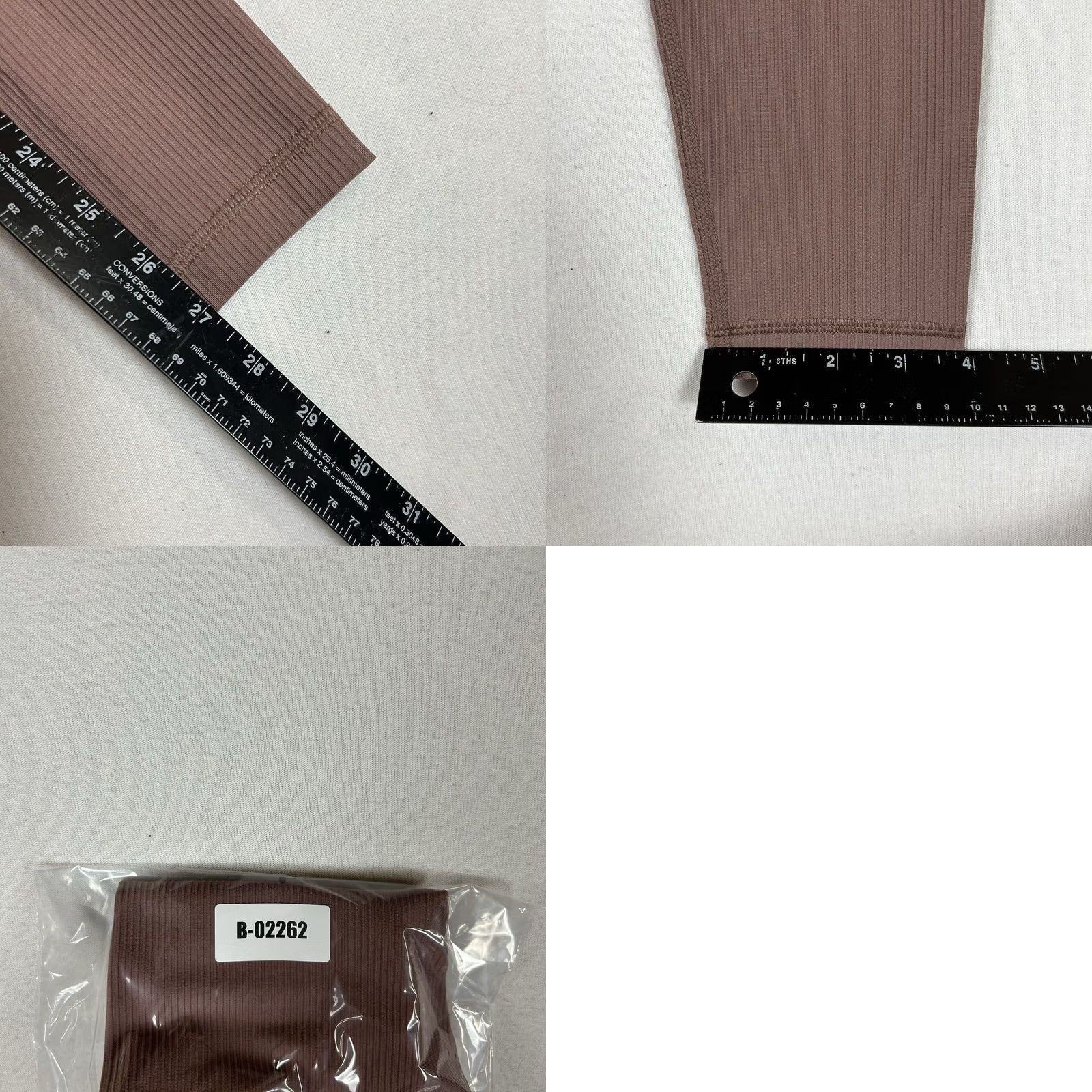 Vintage 90 Degree By Reflex Leggings Womens XS 7/8 High Waist Honey Glow Interlink Pink Athleisure Slim Fit Ankle 27in Size 26" / US 2 / IT 38 - 9 Thumbnail