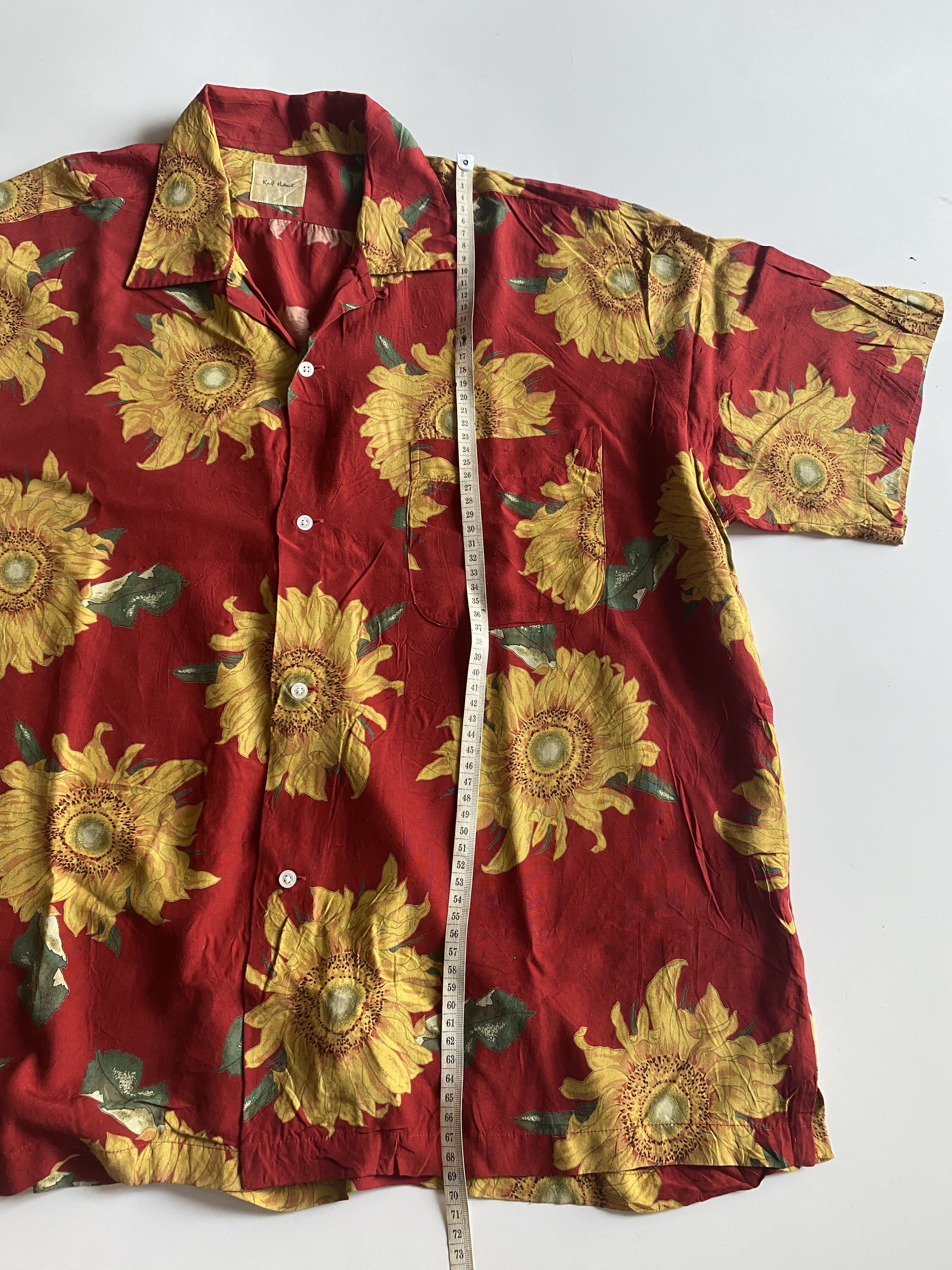 Japanese Brand × Karl Helmut × Vintage Karl Helmut Vintage Flower Shirt Size US L / EU 52-54 / 3 - 2 Thumbnail
