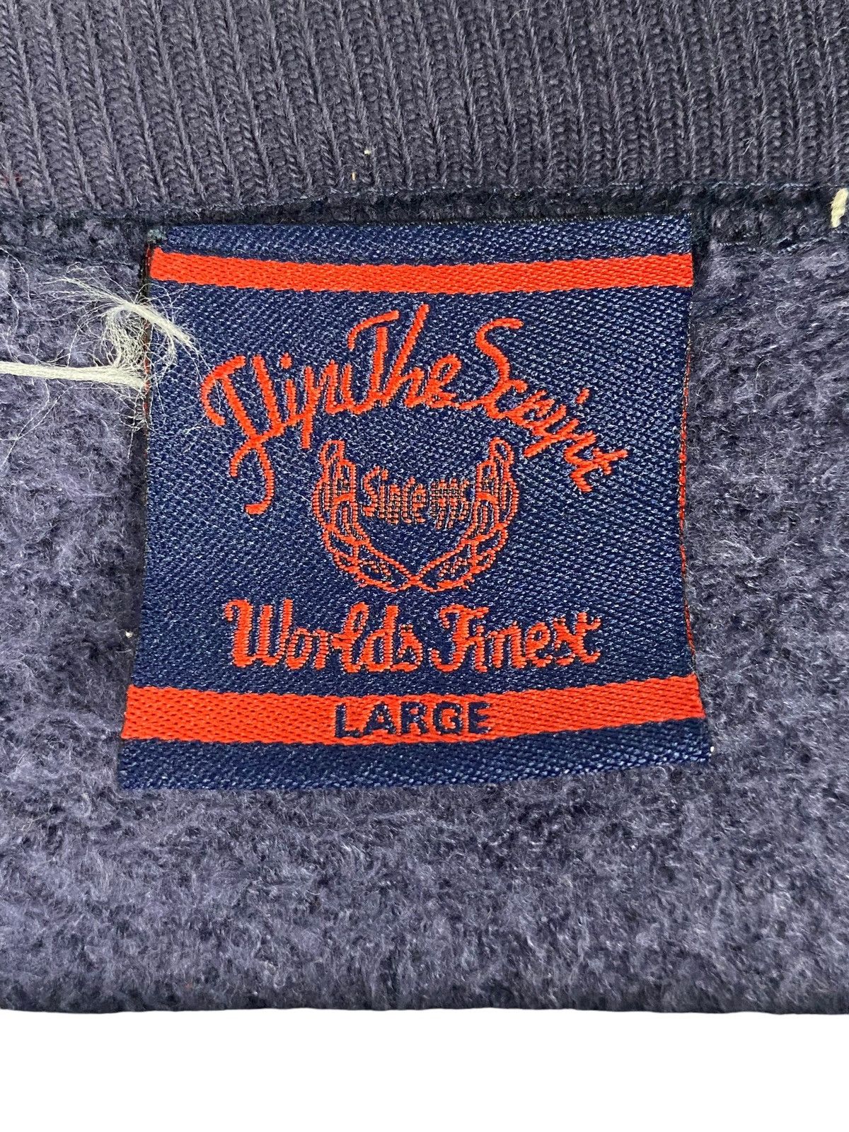 Designer × Vintage Vintage Flip The Script Printed Crewneck Sweatshirt Purple Size US L / EU 52-54 / 3 - 4 Thumbnail